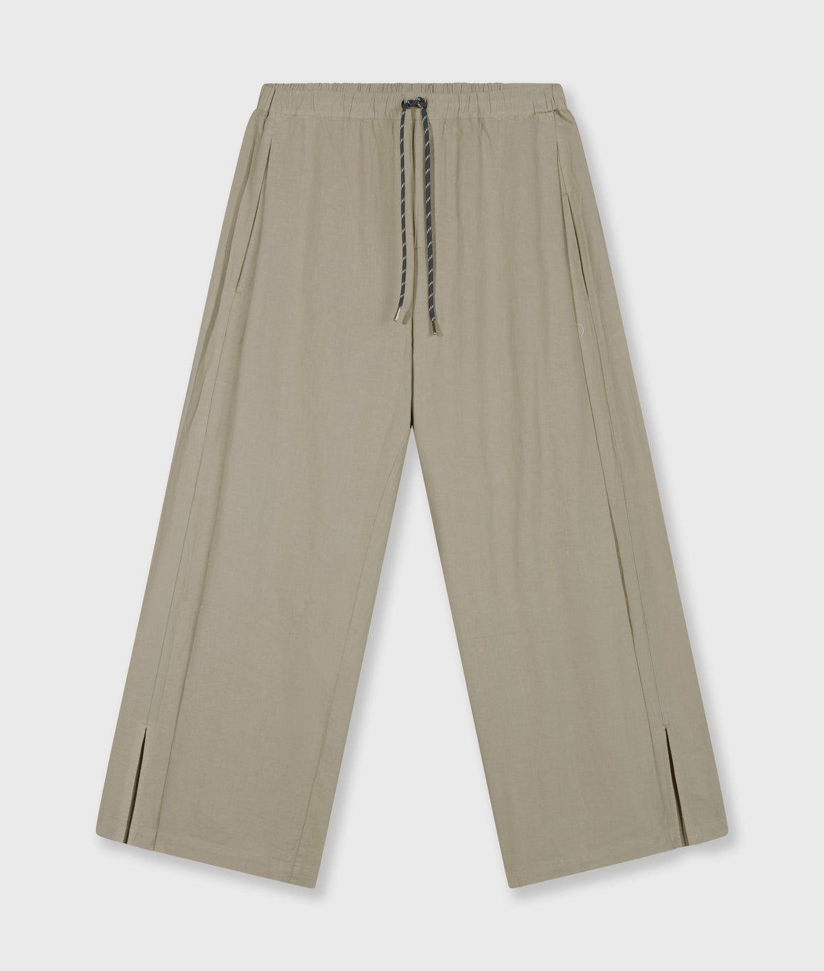 cotton linen pants slit fog | Bildmaterial bereitgestellt von SHOES.PLEASE.