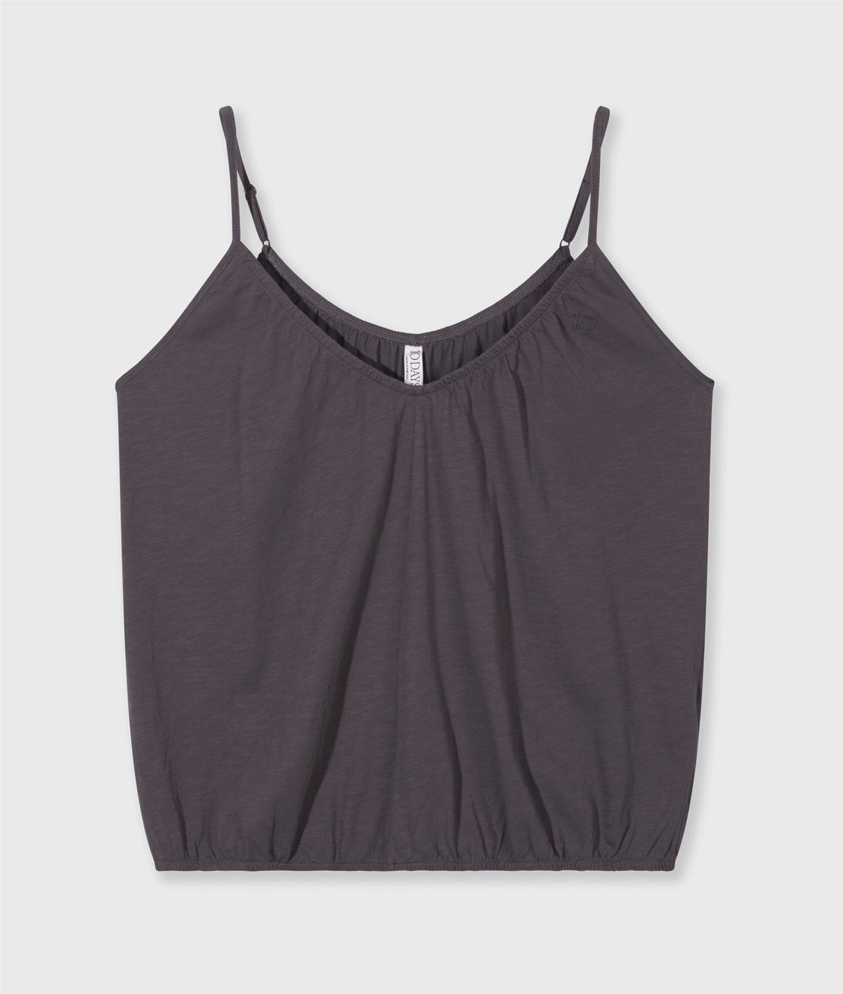 Top Gathered Neck steelblue | Bildmaterial bereitgestellt von SHOES.PLEASE.