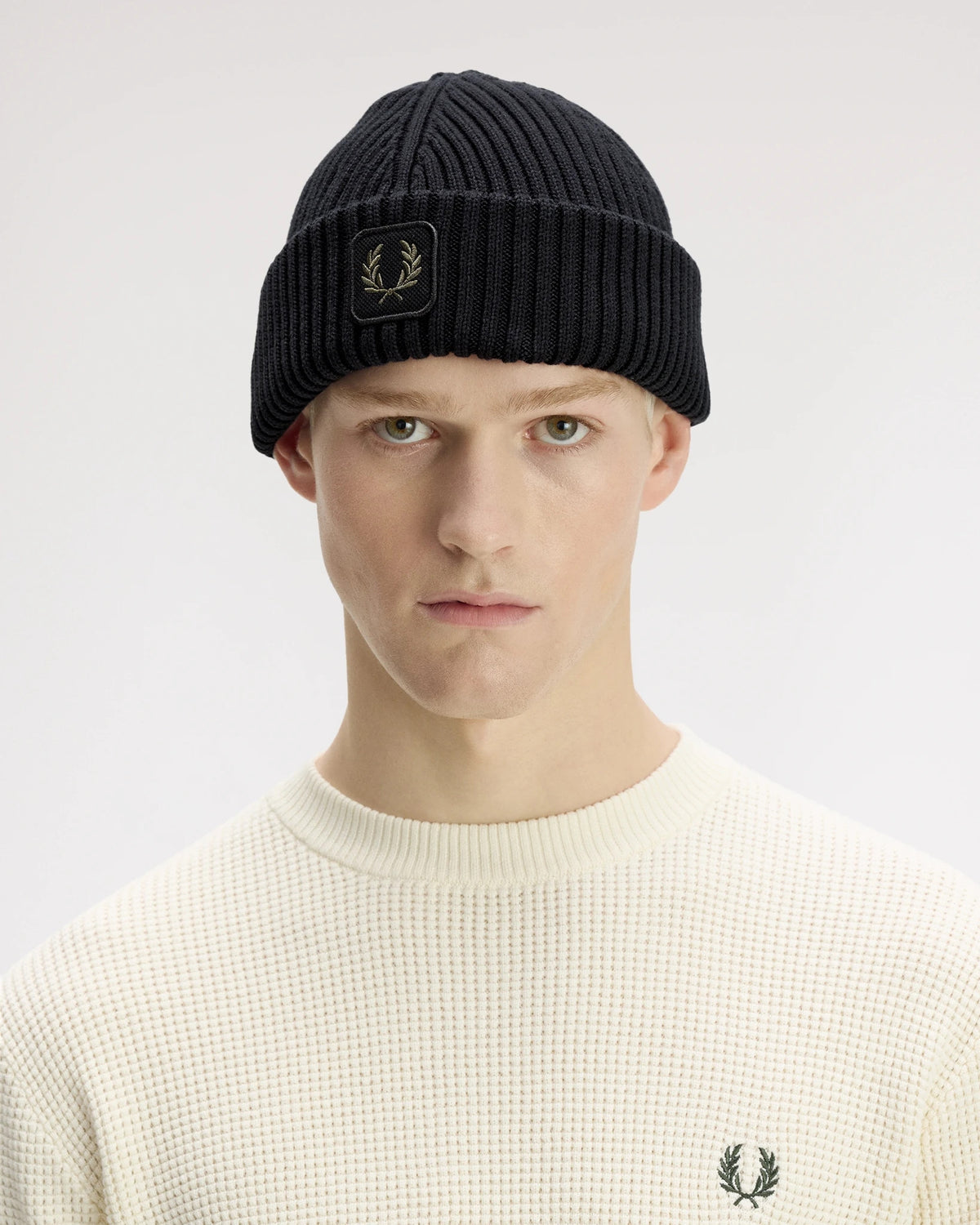 COTTON RIBBED BEANIE black | Bildmaterial bereitgestellt von SHOES.PLEASE.
