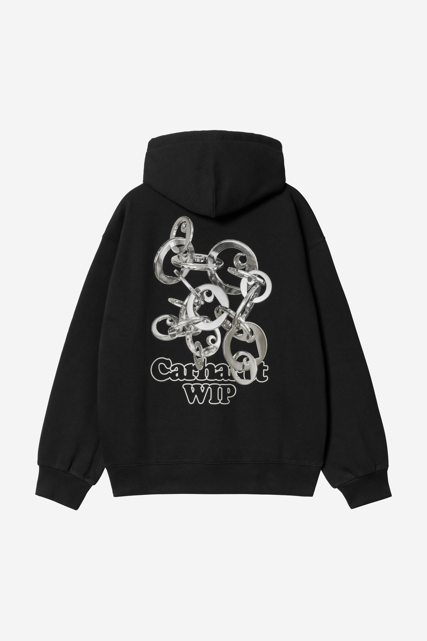 Hooded Charm Link Sweat black/silver | Bildmaterial bereitgestellt von SHOES.PLEASE.