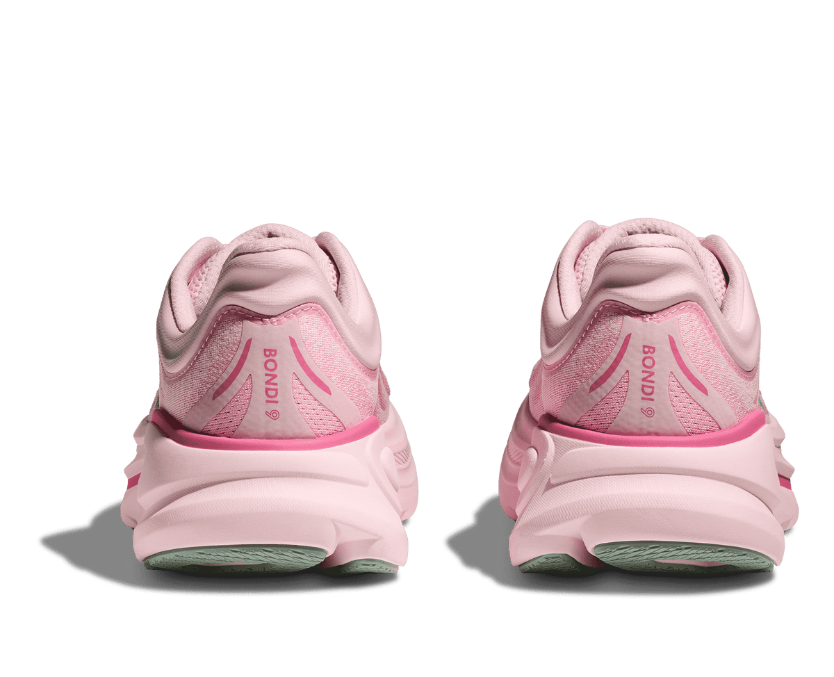 HOKA Laufschuhe Damen Bondi 9 rosa | Bildmaterial bereitgestellt von SHOES.PLEASE.
