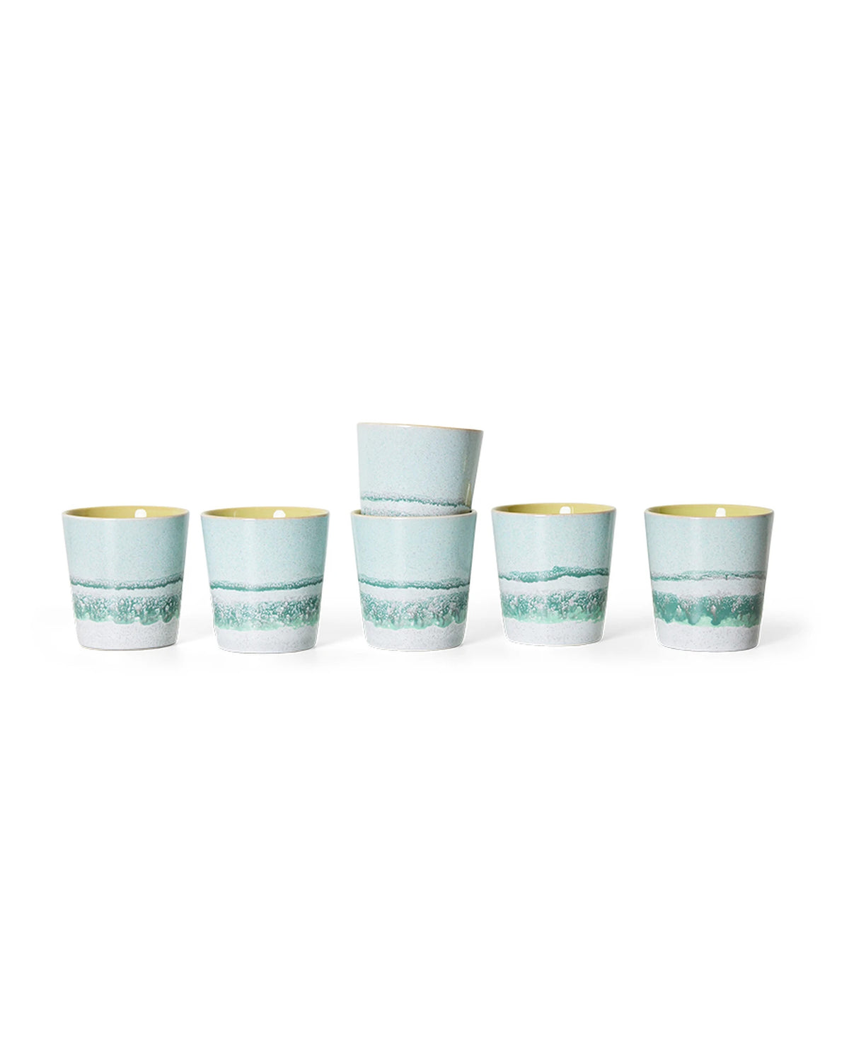 70s ceramics: coffee mug, ozon multicolour | Bildmaterial bereitgestellt von SHOES.PLEASE.