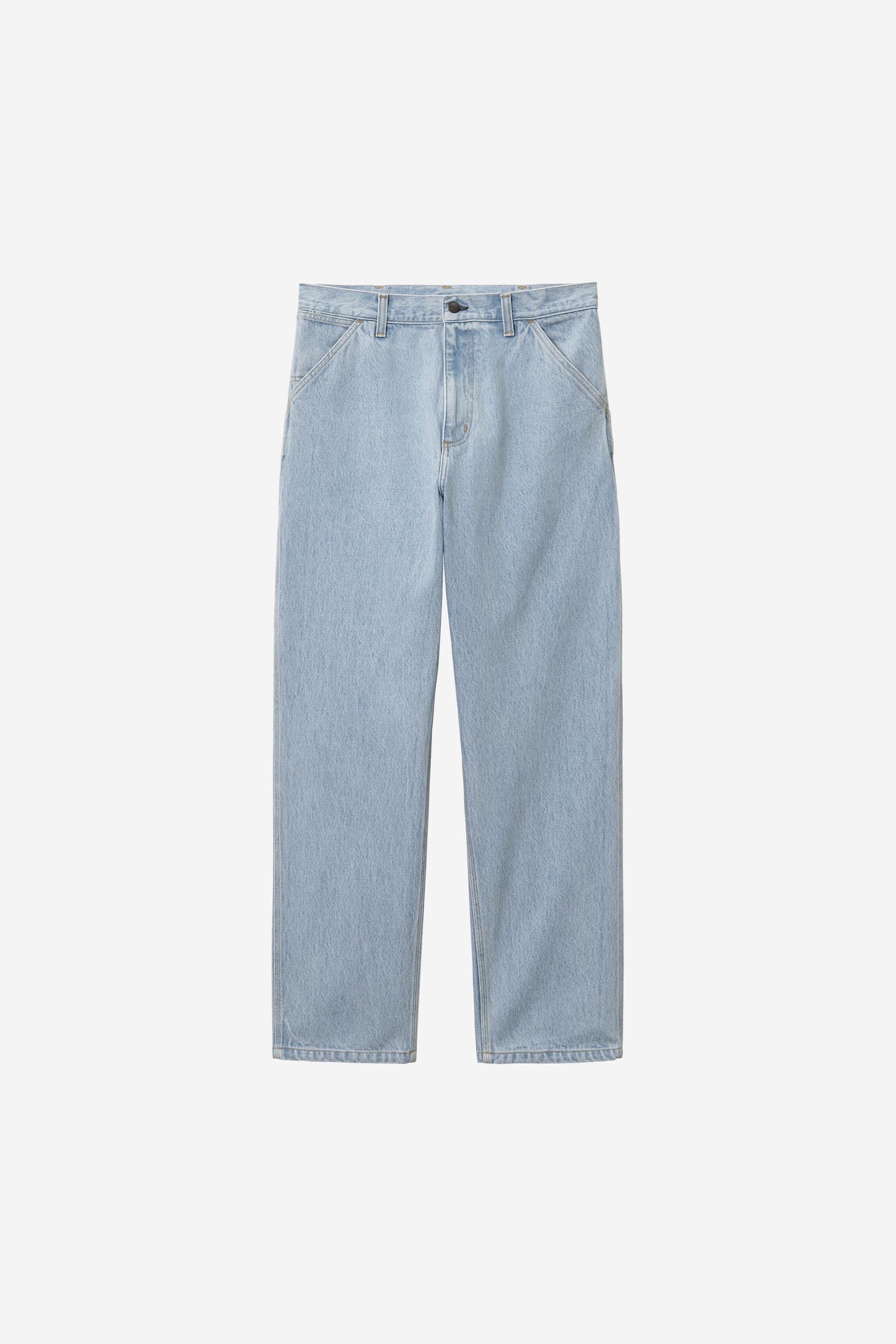 Single Knee Pant blue /heavy stone bleached | Bildmaterial bereitgestellt von SHOES.PLEASE.