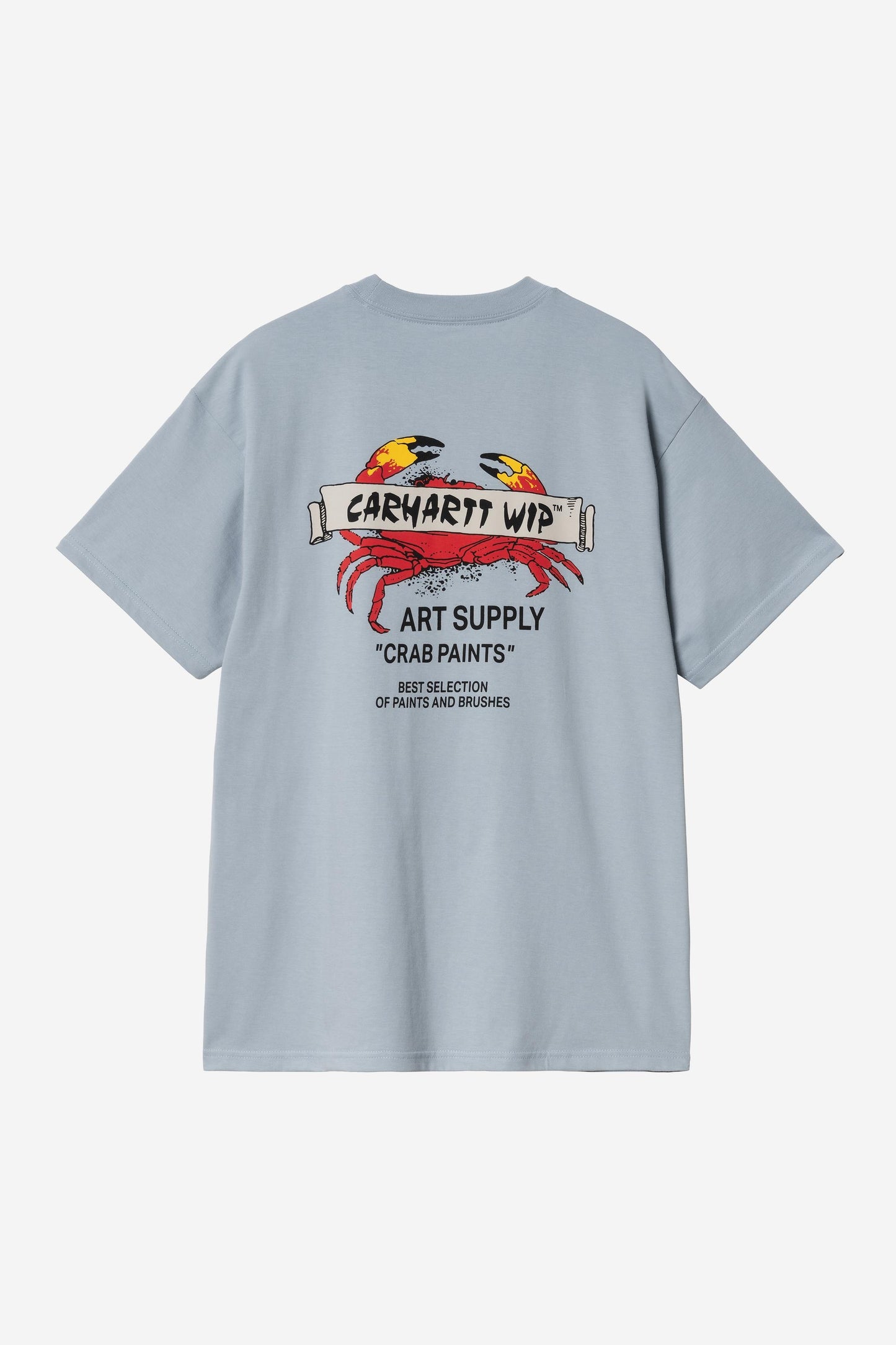 S/S Crab Paint T-Shirt frosted blue /--- | Bildmaterial bereitgestellt von SHOES.PLEASE.