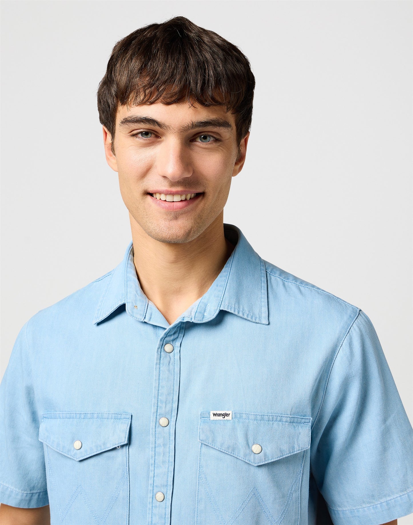 SS WESTERN SHIRT SUPERFADE denim blue | Bildmaterial bereitgestellt von SHOES.PLEASE.