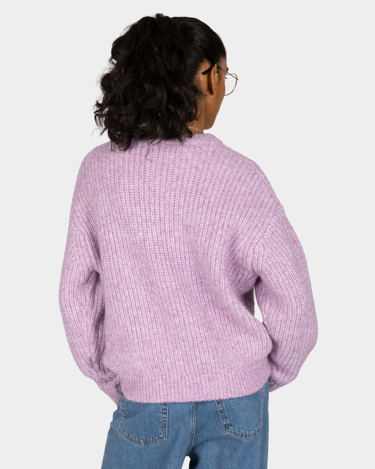 Hairiette Knit lila melange | Bildmaterial bereitgestellt von SHOES.PLEASE.