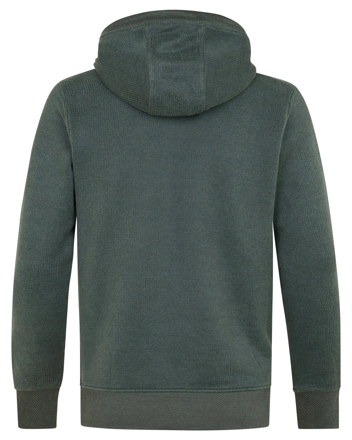 Men Sweater Hooded deep green | Bildmaterial bereitgestellt von SHOES.PLEASE.