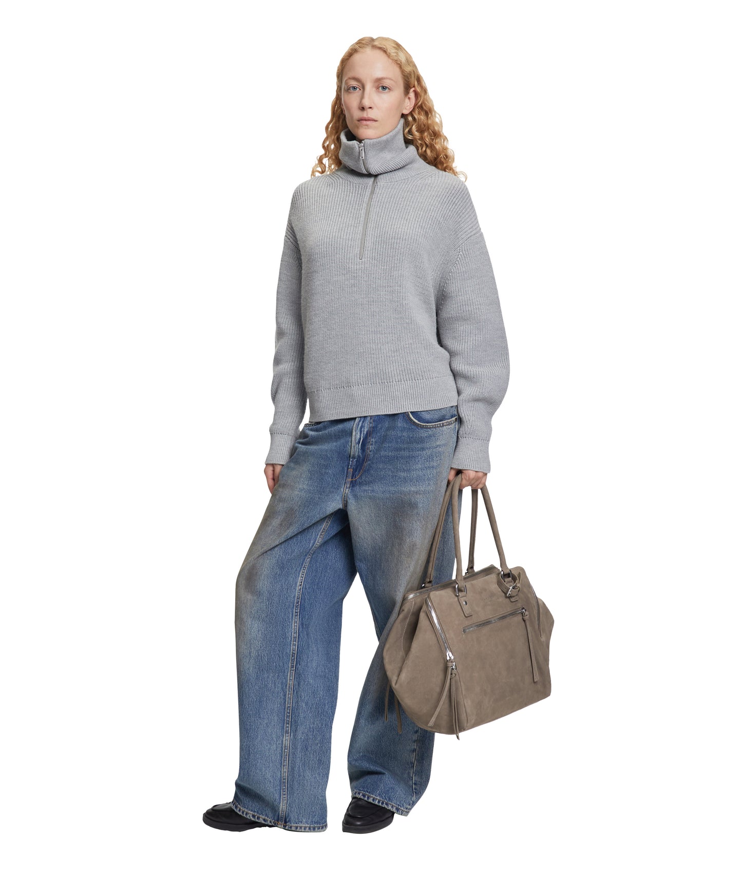 KAYLA REC SUEDE neutral grey | Bildmaterial bereitgestellt von SHOES.PLEASE.