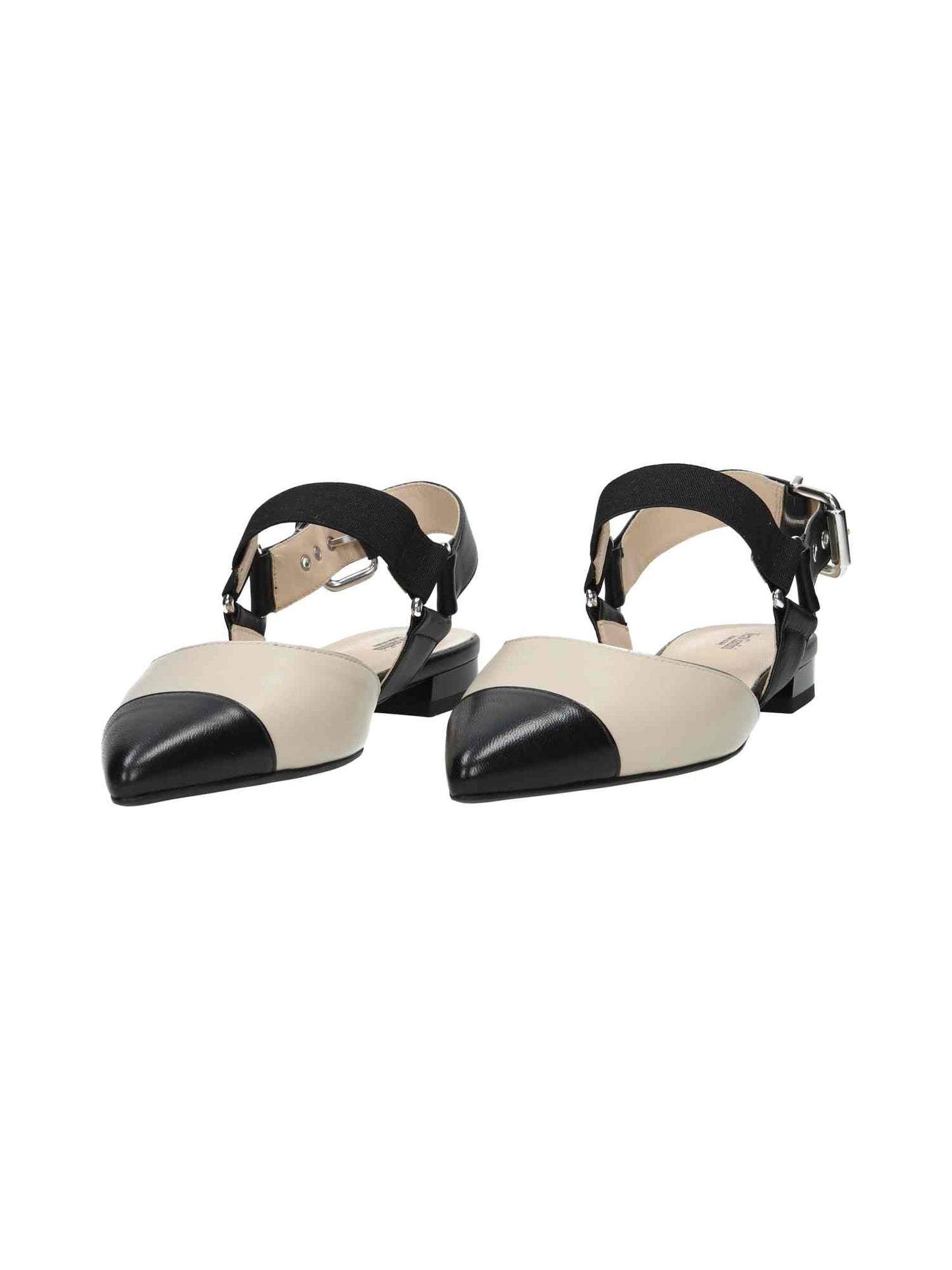 E409515D Nappa Pandora Nero Nappa Pandora Ivory Microlite Doha 746 N | Bildmaterial bereitgestellt von SHOES.PLEASE.