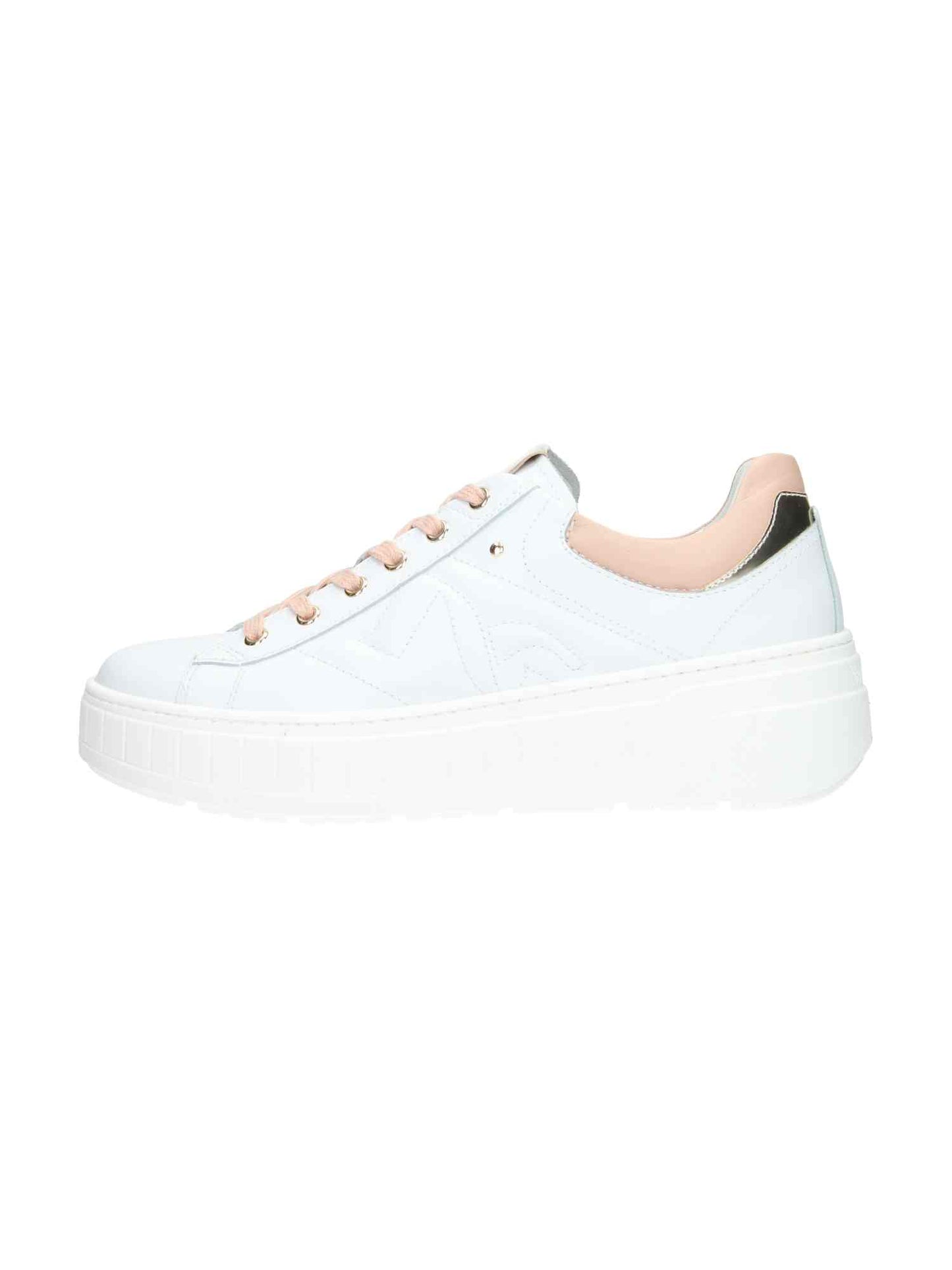 E513090D Skipper Bianco T.Brill Platino 6074 Nappa Pandora Rosa Tr Sp | Bildmaterial bereitgestellt von SHOES.PLEASE.