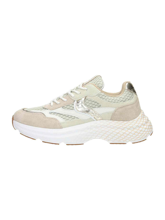 Club122. Suede/Mesh light beige/off white