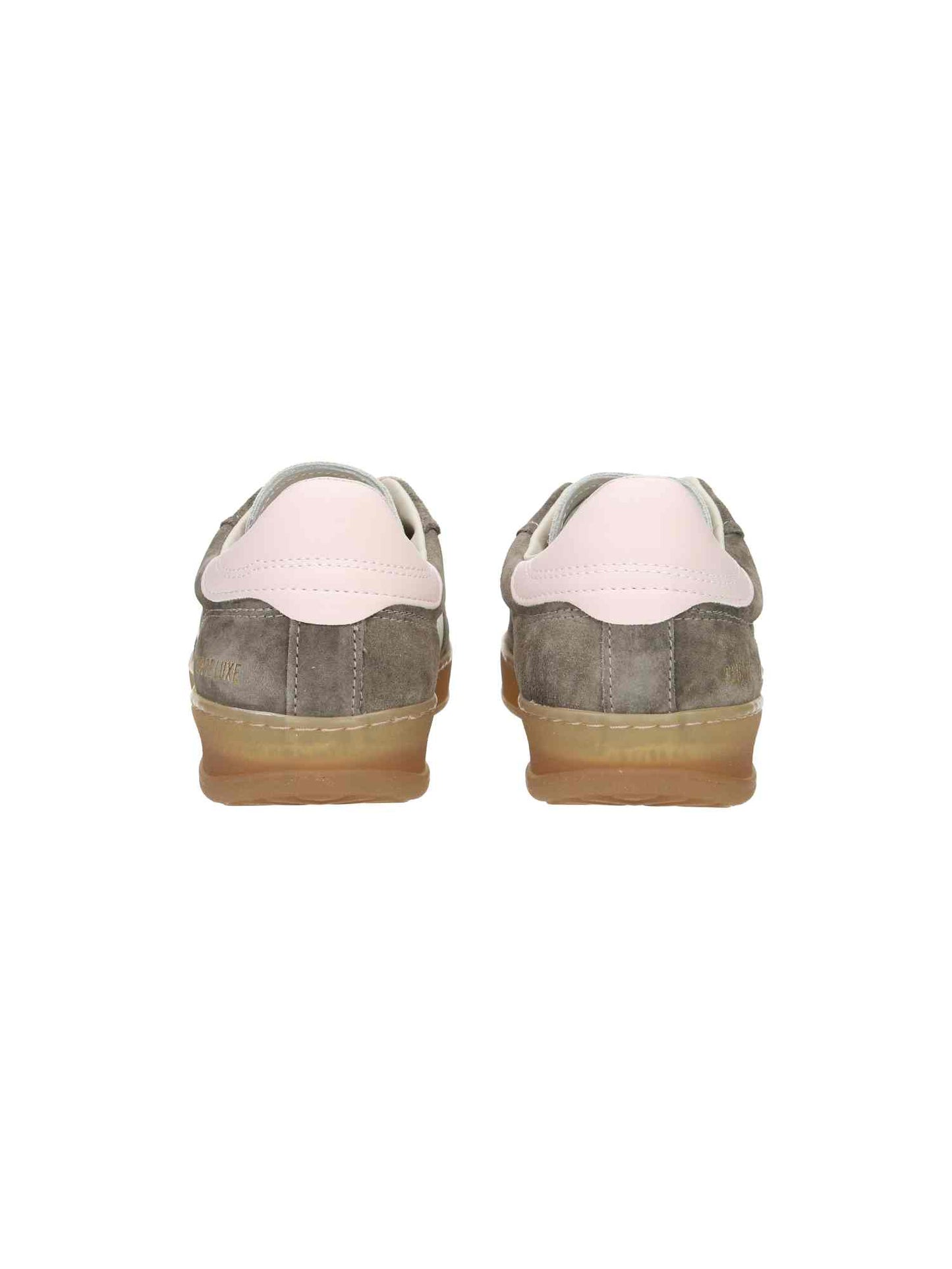 Club Deluxe Off White M Logo Pink Backtab Brair-Root Washed Suede | Bildmaterial bereitgestellt von SHOES.PLEASE.