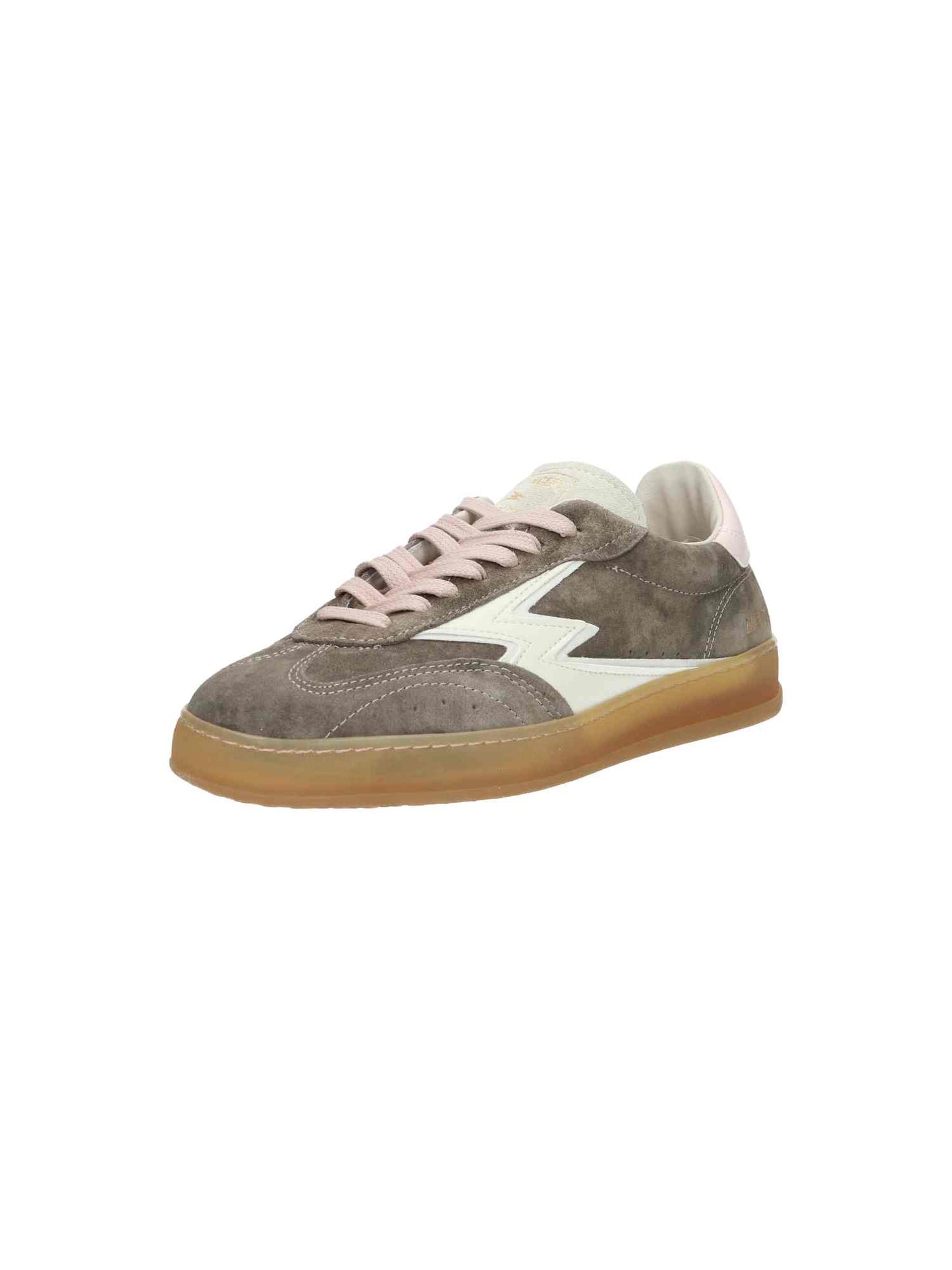 Club Deluxe Off White M Logo Pink Backtab Brair-Root Washed Suede | Bildmaterial bereitgestellt von SHOES.PLEASE.