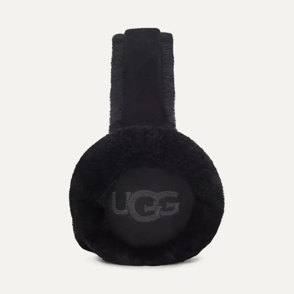 W Sheepskin Embroidery Earmuff black | Bildmaterial bereitgestellt von SHOES.PLEASE.