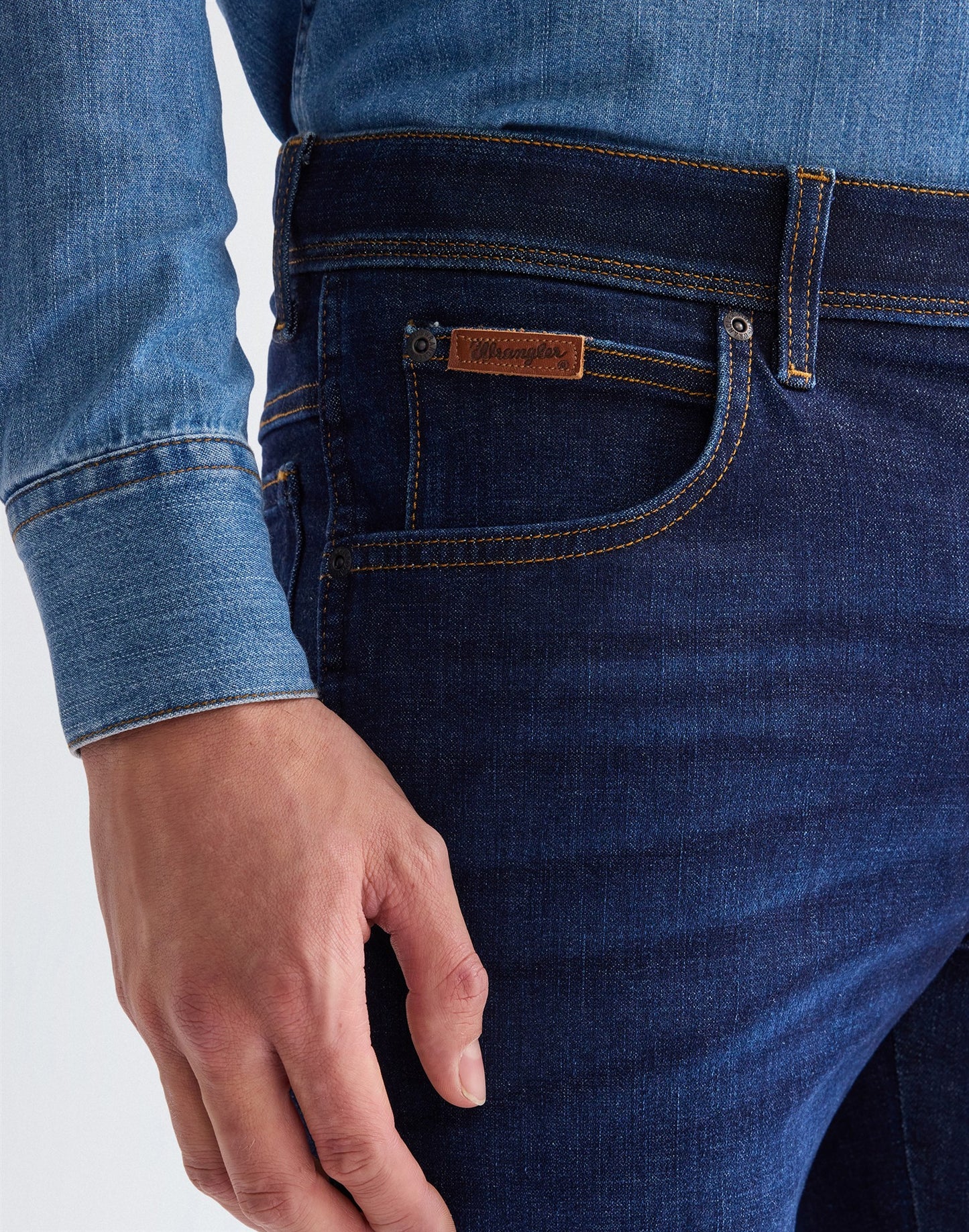 Texas Rustic navy denim blue | Bildmaterial bereitgestellt von SHOES.PLEASE.