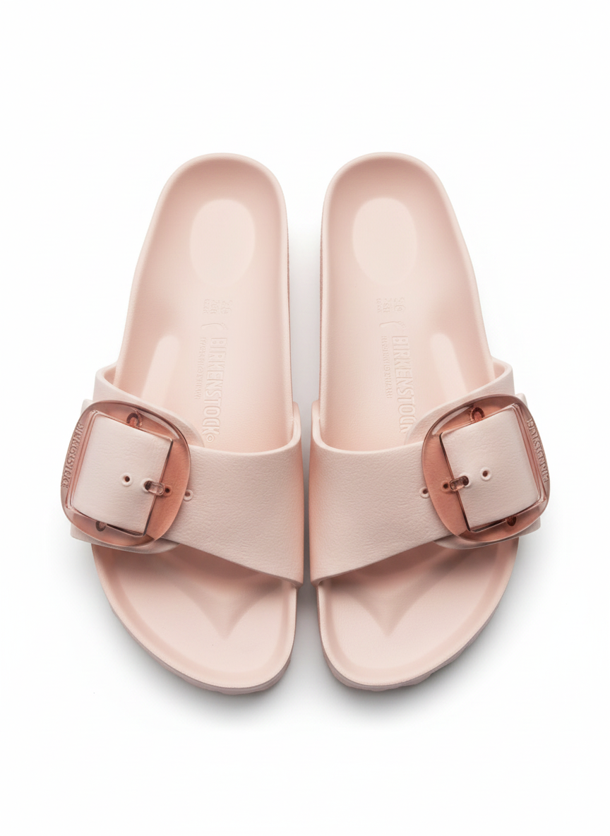 Madrid Big Buckle EVA Women Narrow light rose | Bildmaterial bereitgestellt von SHOES.PLEASE.