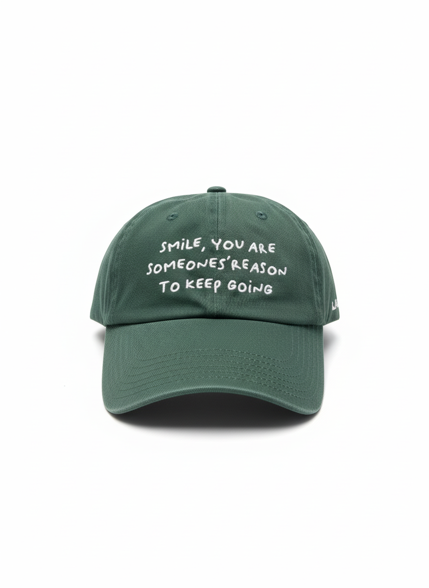 PURPOSE - DAD CAP green | Bildmaterial bereitgestellt von SHOES.PLEASE.