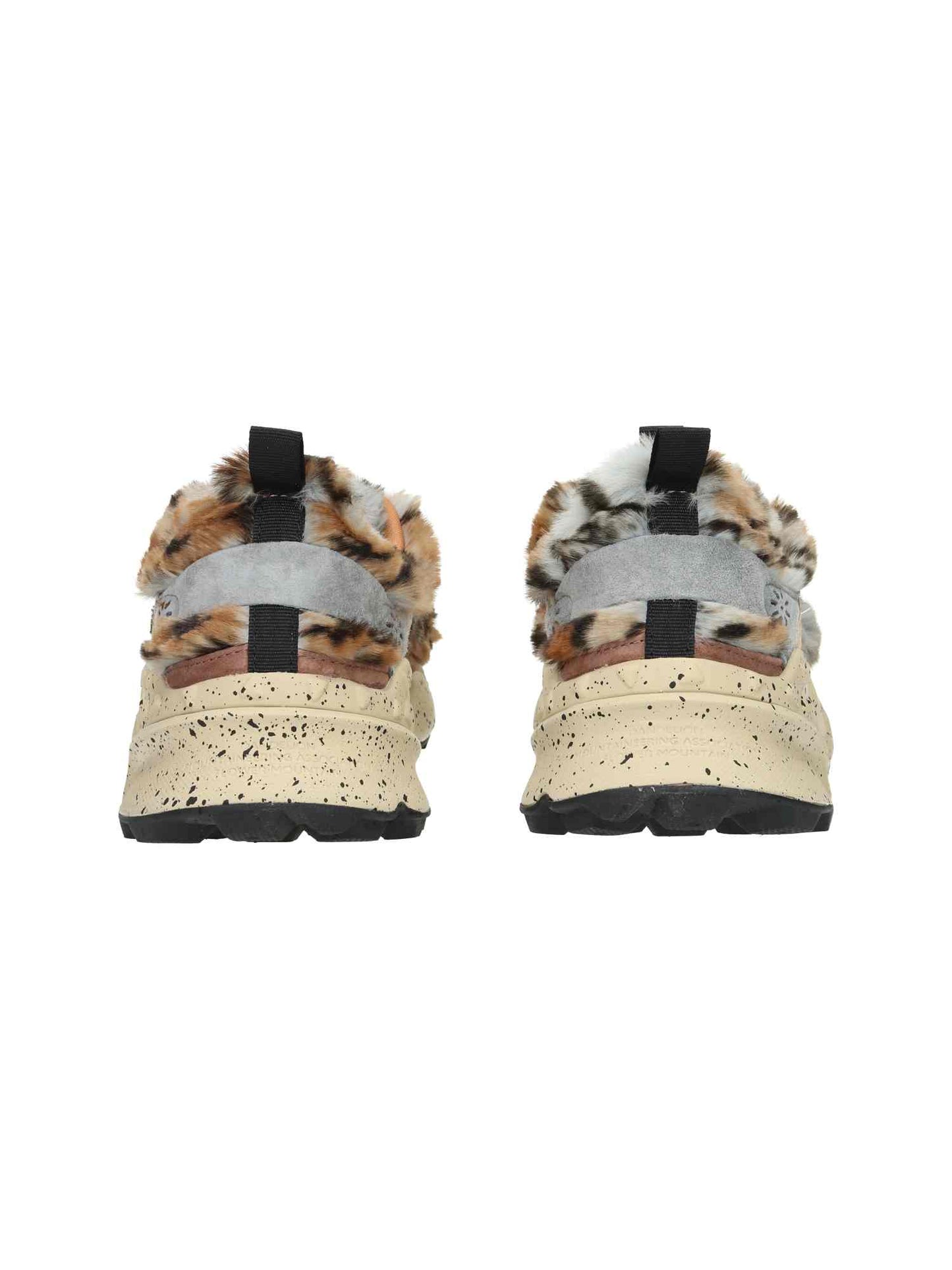 Kotetsu Woman Suede/Ecofur anthracite light brown | Bildmaterial bereitgestellt von SHOES.PLEASE.