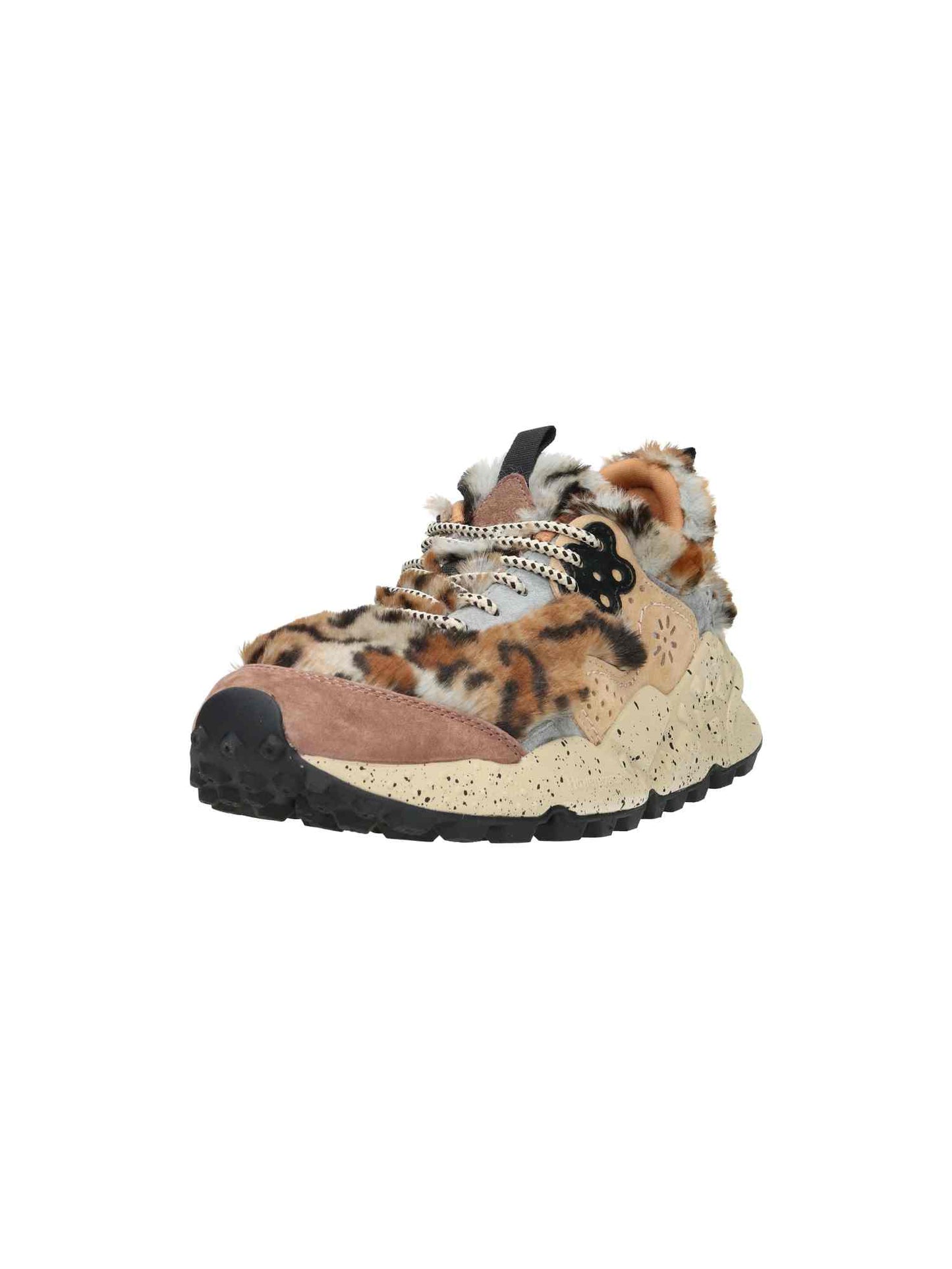 Kotetsu Woman Suede/Ecofur anthracite light brown | Bildmaterial bereitgestellt von SHOES.PLEASE.