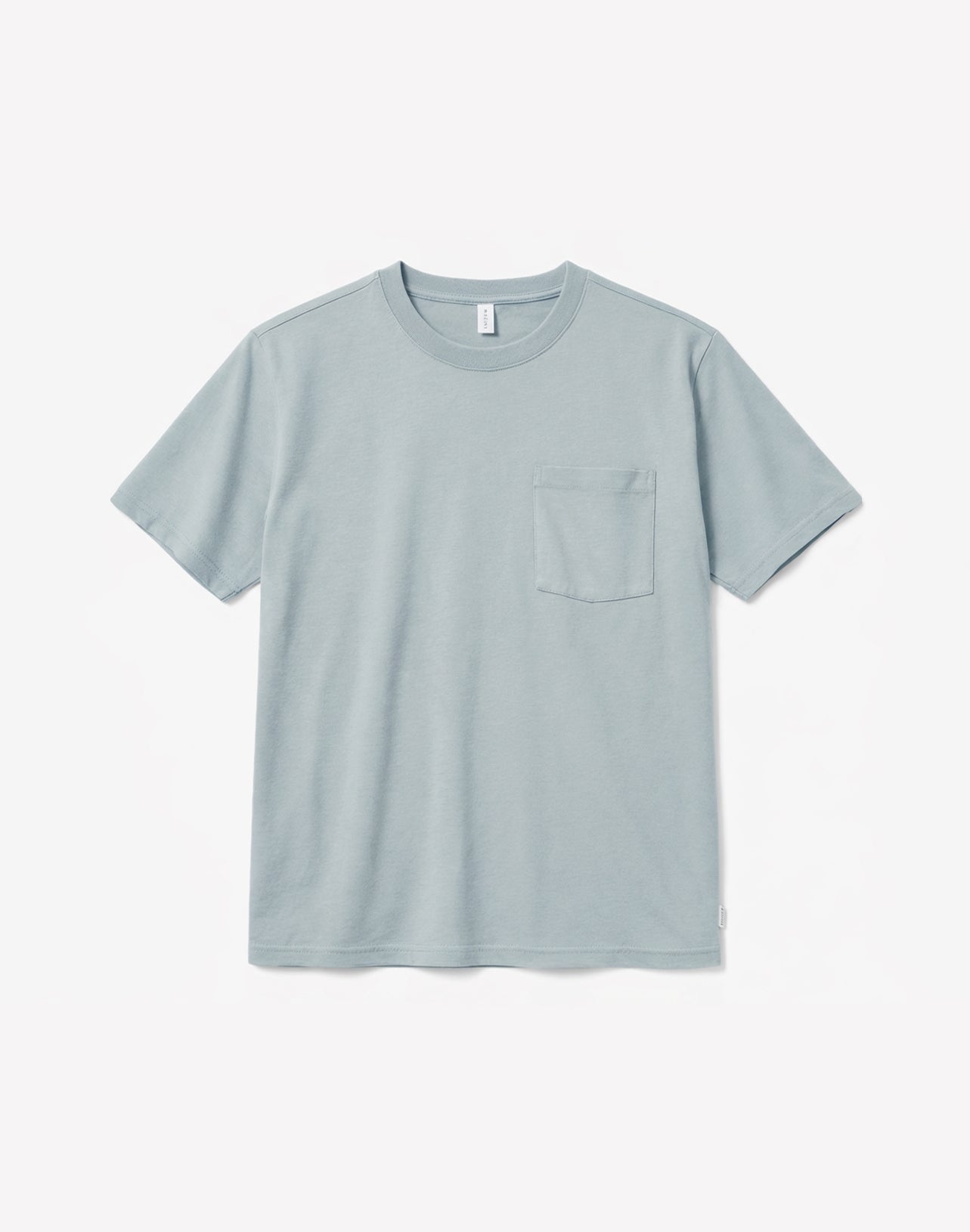 Chest Pocket T-Shirt ice blue | Bildmaterial bereitgestellt von SHOES.PLEASE.