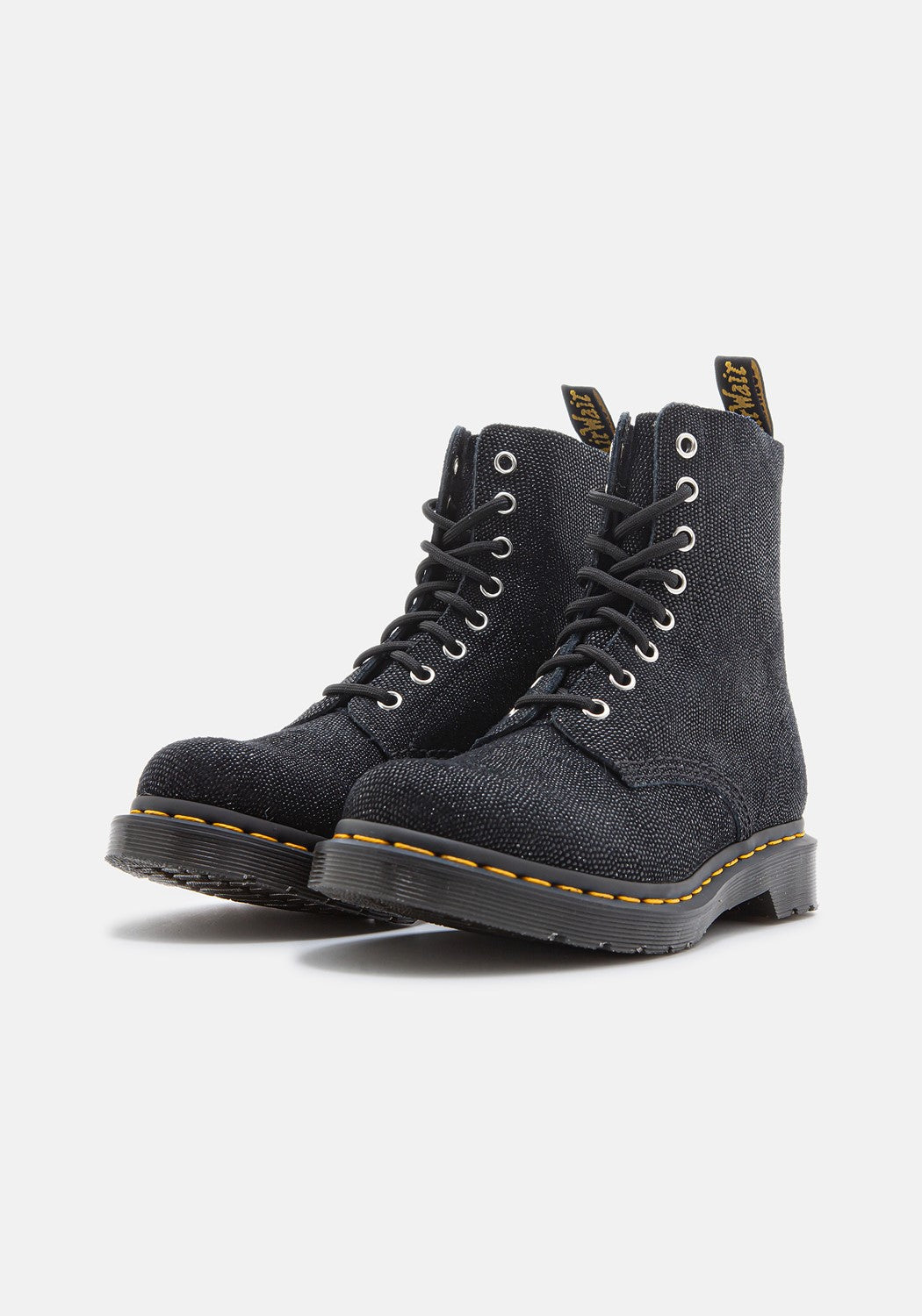 1460 Pascal Black Glitter Ray | Bildmaterial bereitgestellt von SHOES.PLEASE.