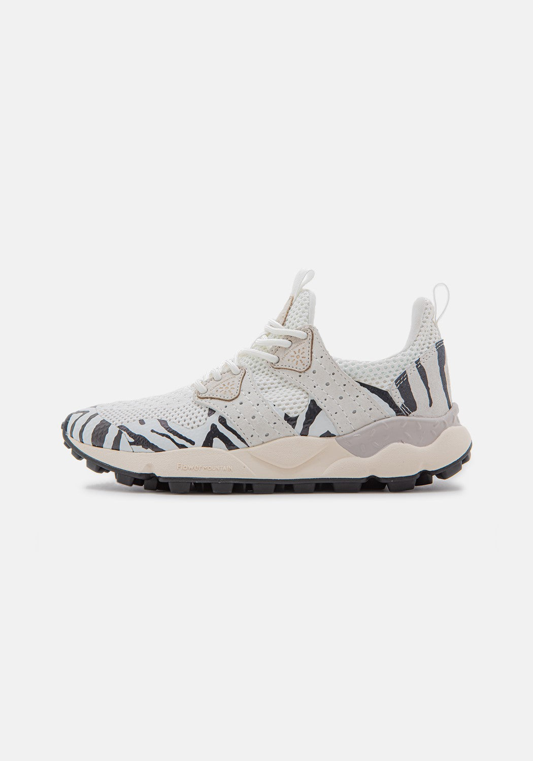 Corax Wmn Nylon/suede Print white/black | Bildmaterial bereitgestellt von SHOES.PLEASE.