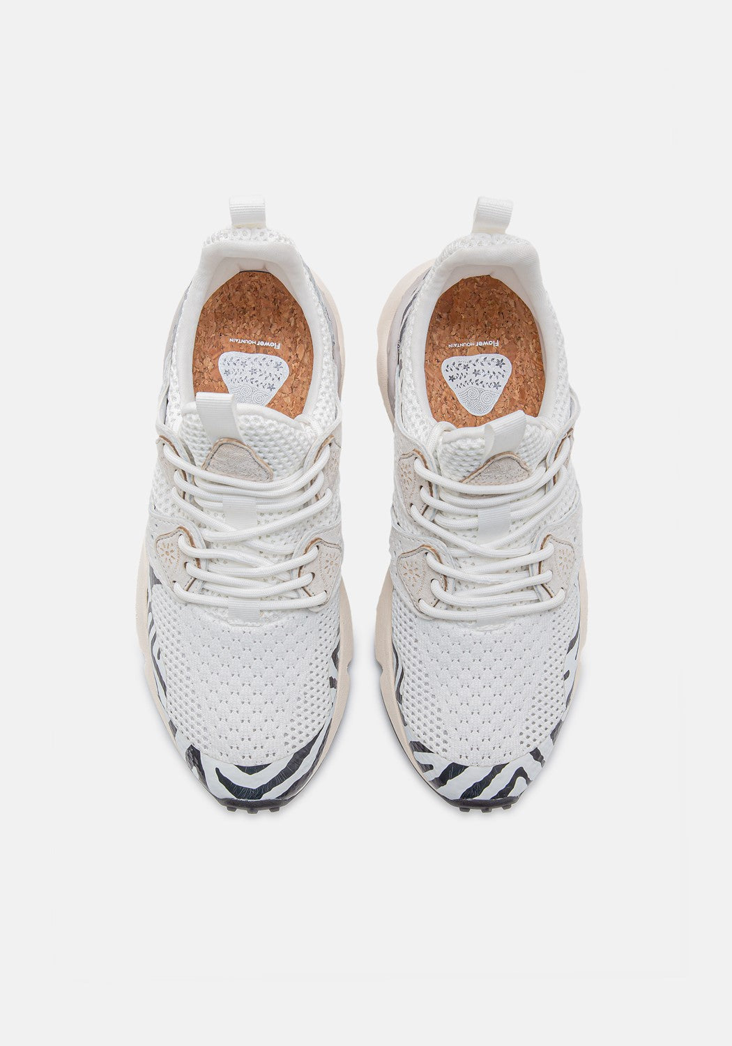 Corax Wmn Nylon/suede Print white/black | Bildmaterial bereitgestellt von SHOES.PLEASE.