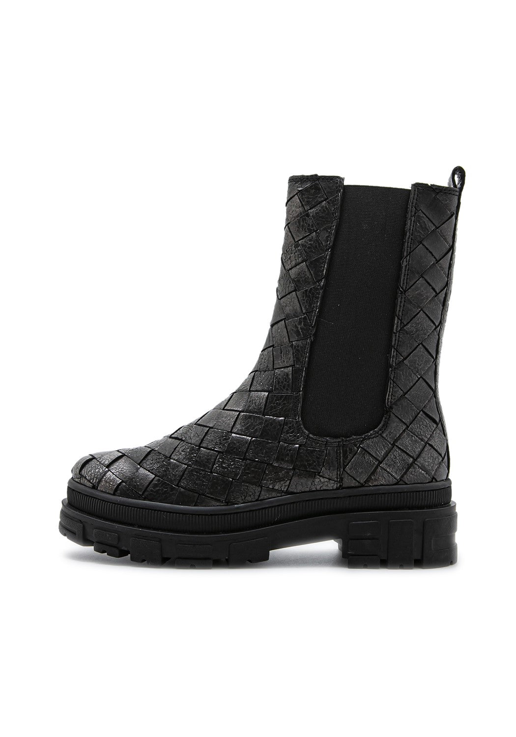 RSKate Boot braided gunmetal/blk | Bildmaterial bereitgestellt von SHOES.PLEASE.