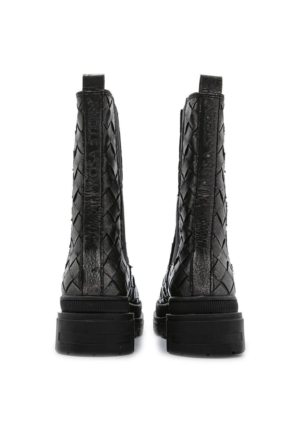 RSKate Boot braided gunmetal/blk | Bildmaterial bereitgestellt von SHOES.PLEASE.