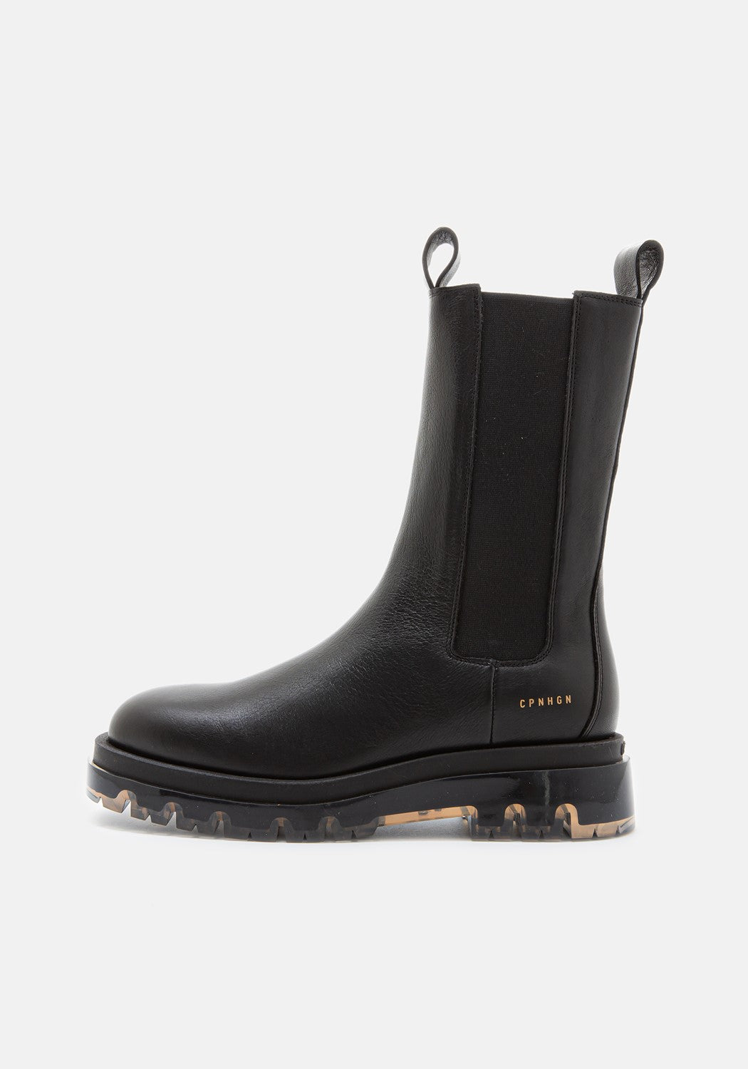 CPH1000 Vitello Chelsea High black/clear | Bildmaterial bereitgestellt von SHOES.PLEASE.