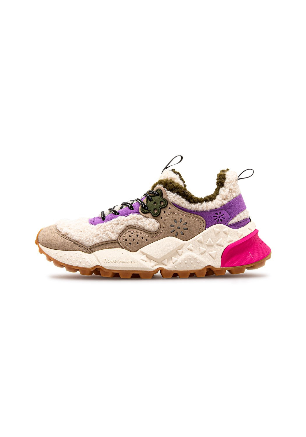 Kotetsu Women Suede/Shearling beige/viol | Bildmaterial bereitgestellt von SHOES.PLEASE.