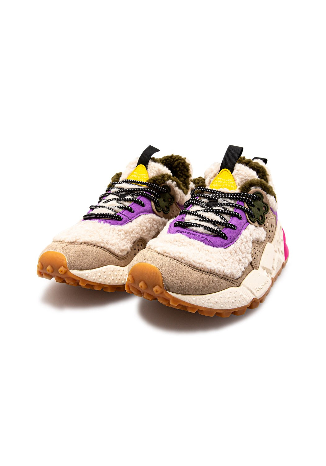 Kotetsu Women Suede/Shearling beige/viol | Bildmaterial bereitgestellt von SHOES.PLEASE.