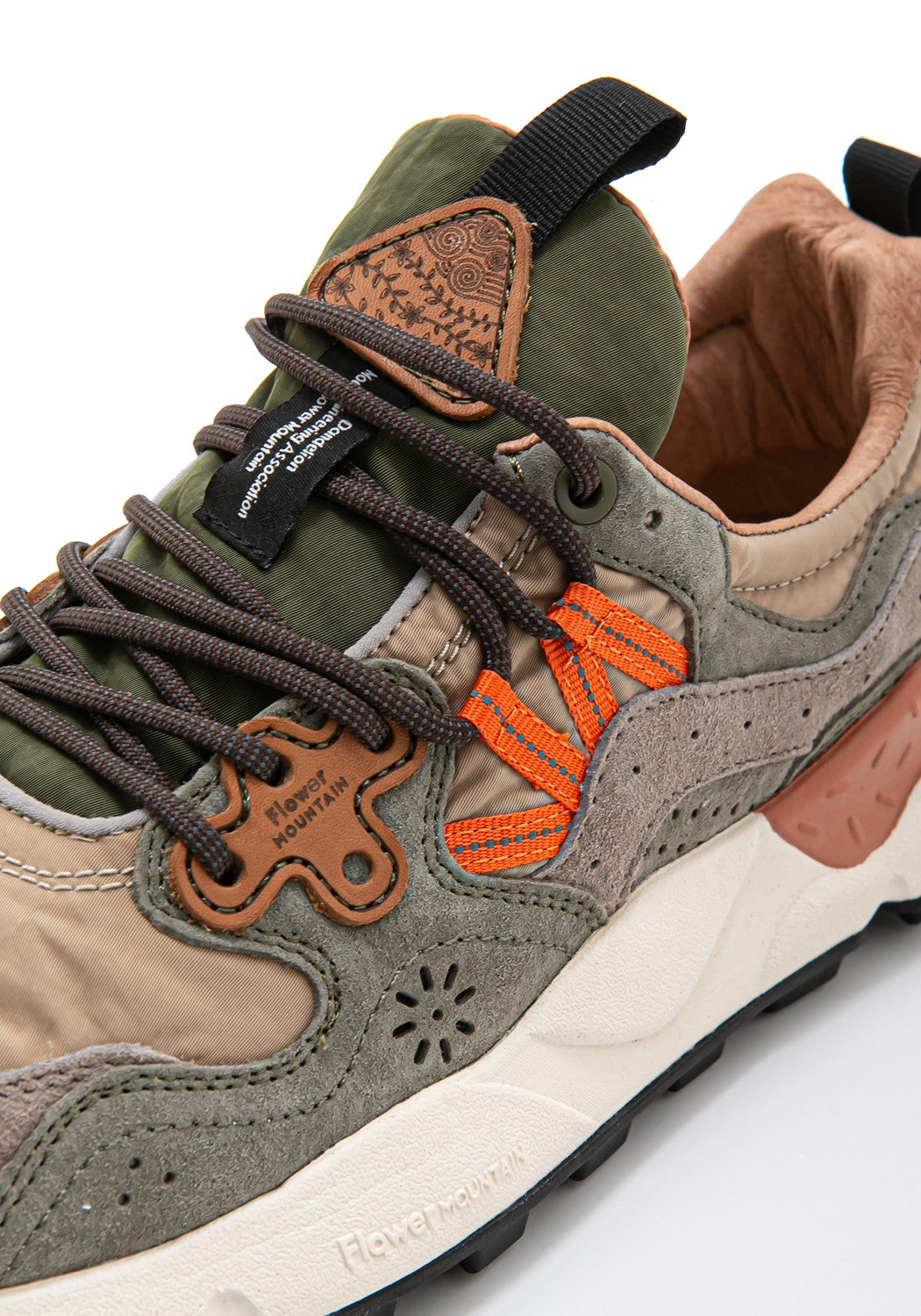 Yamano 3 Man Suede/Nylon beige/orange | Bildmaterial bereitgestellt von SHOES.PLEASE.