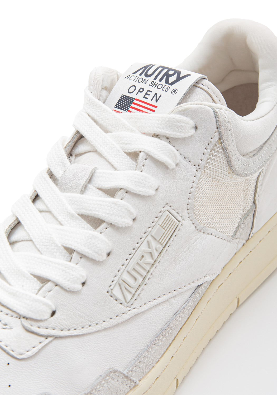 Autry Mid Man Open all white | Bildmaterial bereitgestellt von SHOES.PLEASE.
