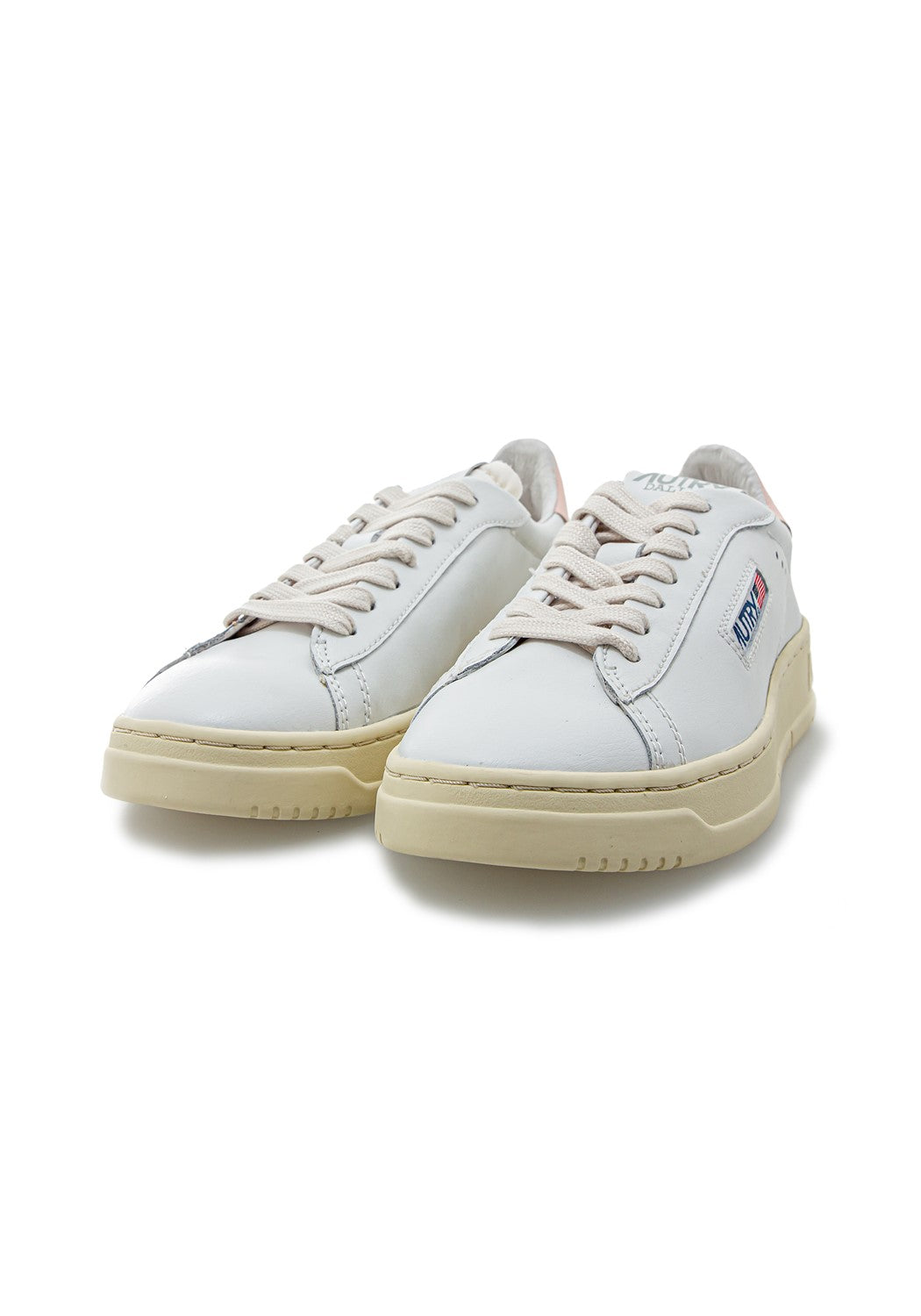 Autry 01 Low Wmn Leather/Leather wht/pin | Bildmaterial bereitgestellt von SHOES.PLEASE.