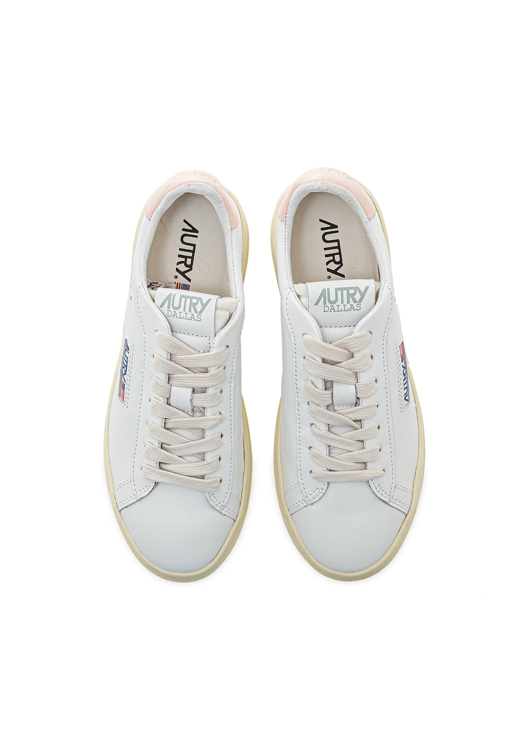 Autry 01 Low Wmn Leather/Leather wht/pin | Bildmaterial bereitgestellt von SHOES.PLEASE.