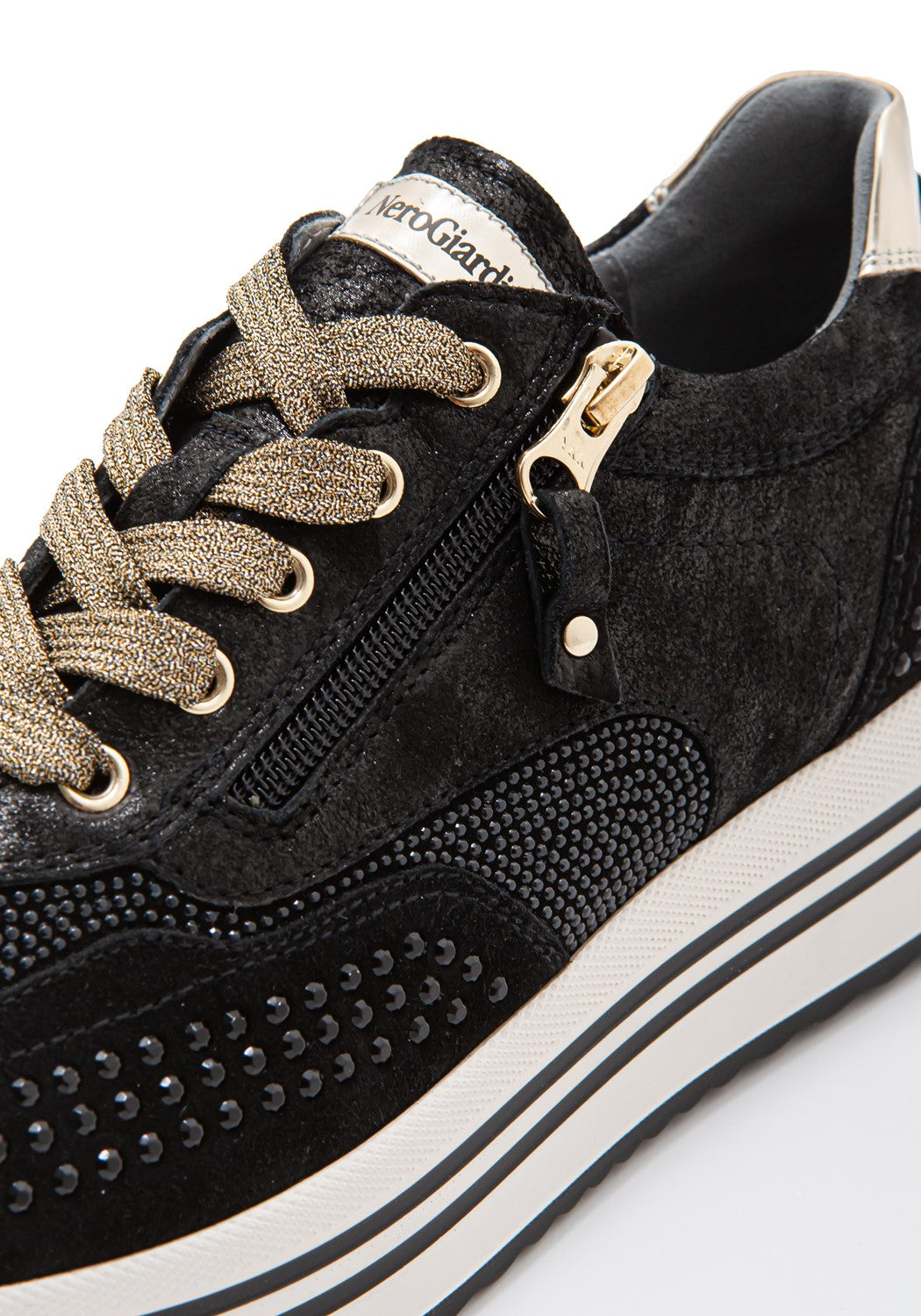 I013301D Velour Monet T.brill Plat nero | Bildmaterial bereitgestellt von SHOES.PLEASE.