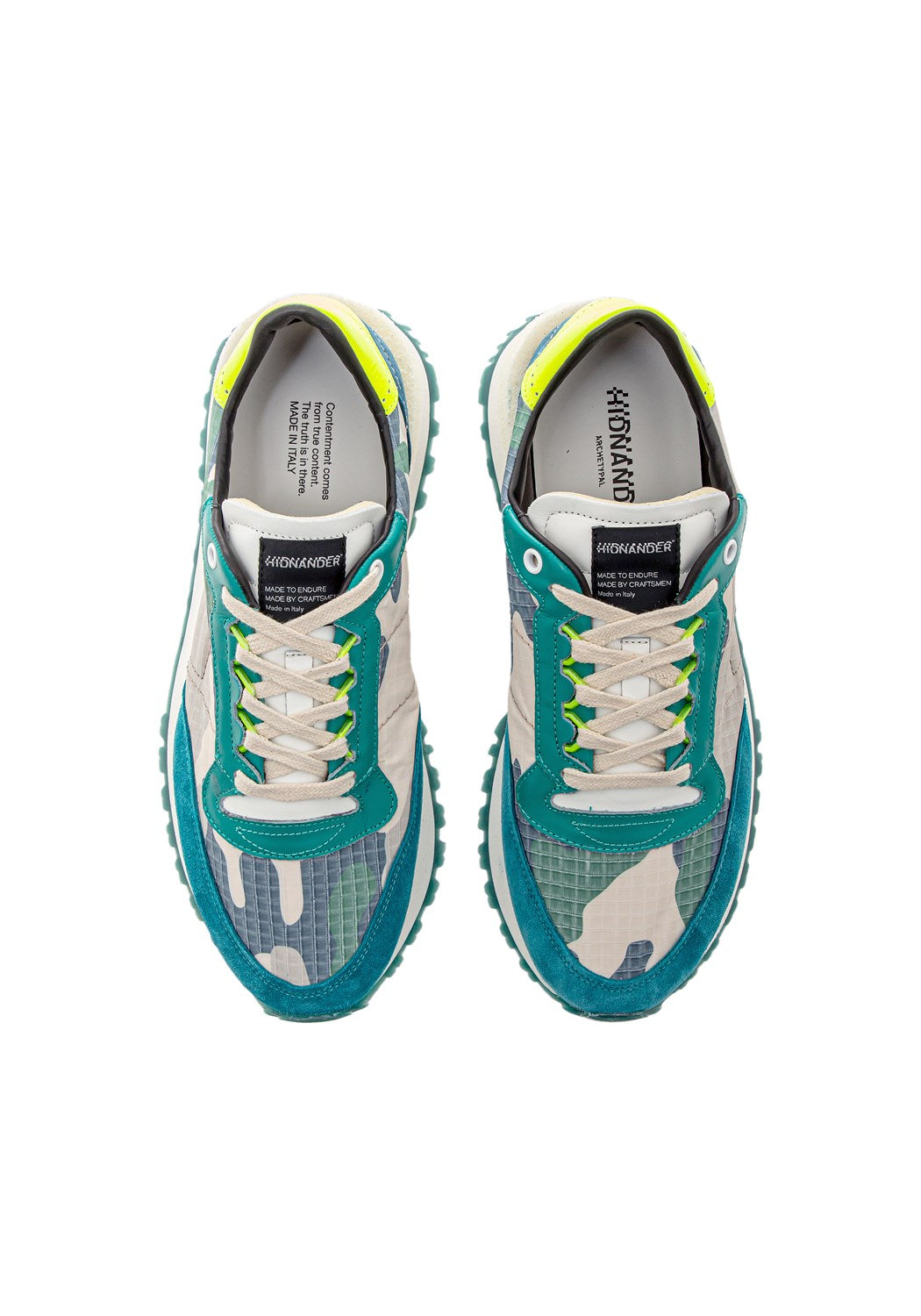 TENKEI Slip On pine/blue camo | Bildmaterial bereitgestellt von SHOES.PLEASE.