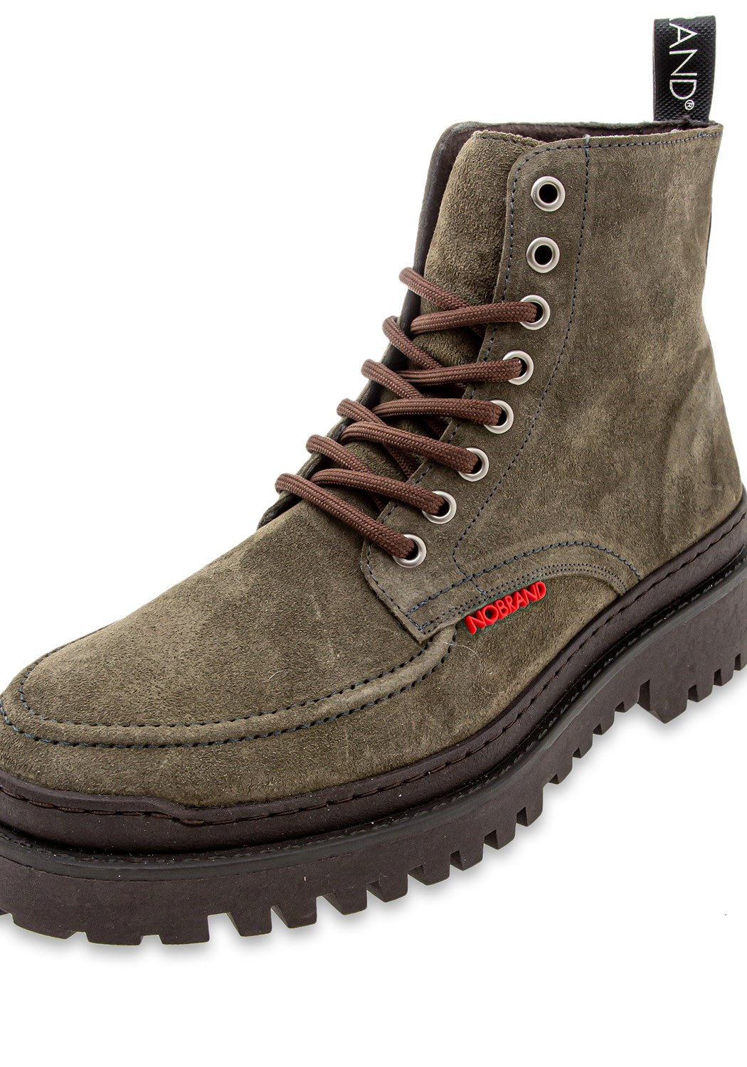 NOBRAND Schnürstiefelette Laax grün kaki | Bildmaterial bereitgestellt von SHOES.PLEASE.