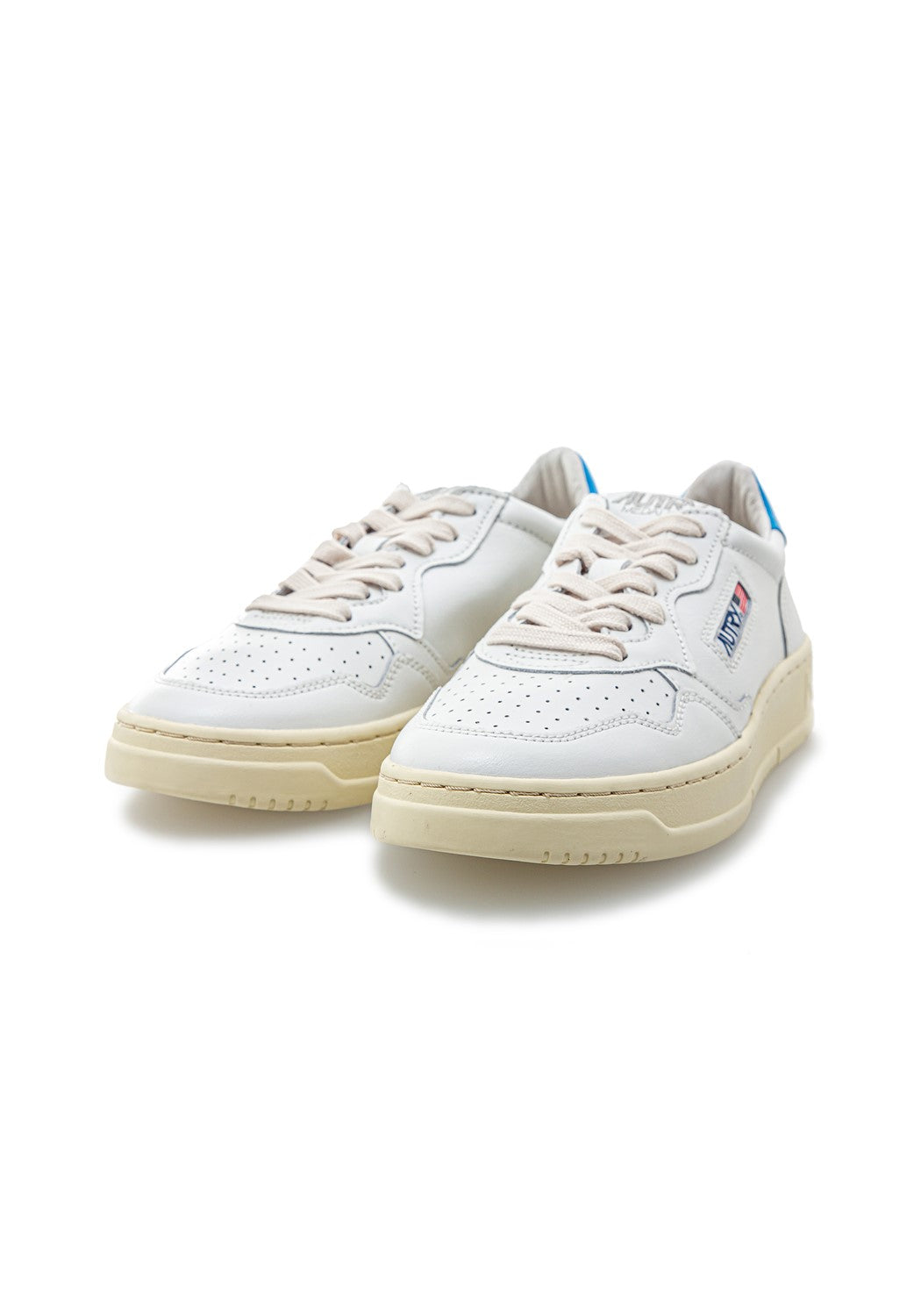 Autry 01 Low Wmn Leather/Leather wht/br | Bildmaterial bereitgestellt von SHOES.PLEASE.