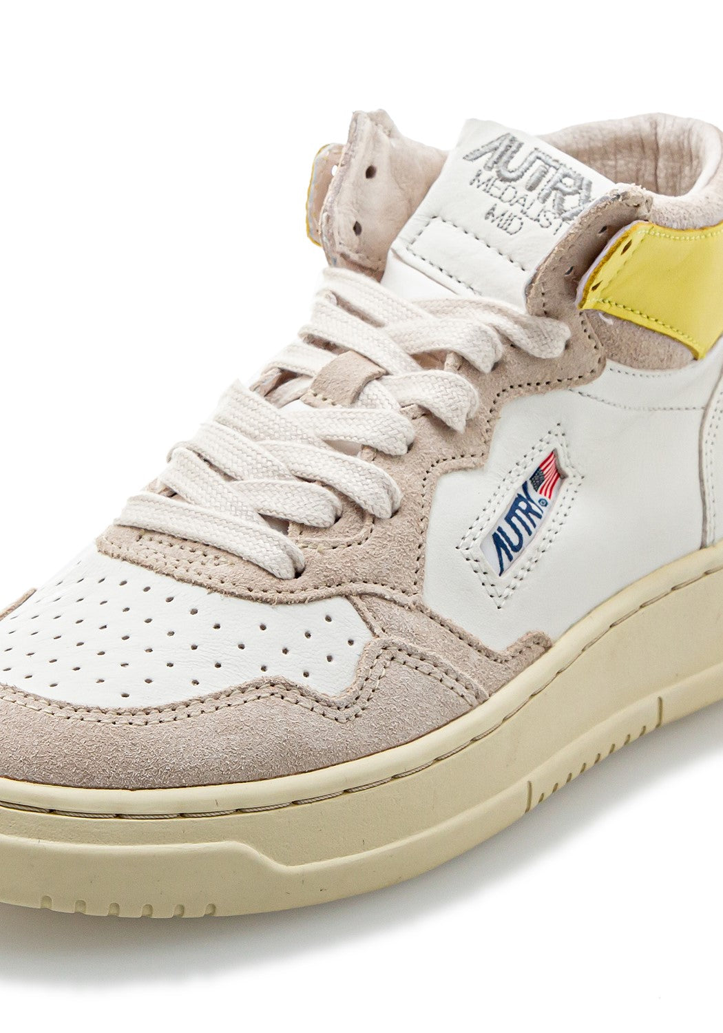 Autry Mid Wmn Goat/Suede yel iris | Bildmaterial bereitgestellt von SHOES.PLEASE.