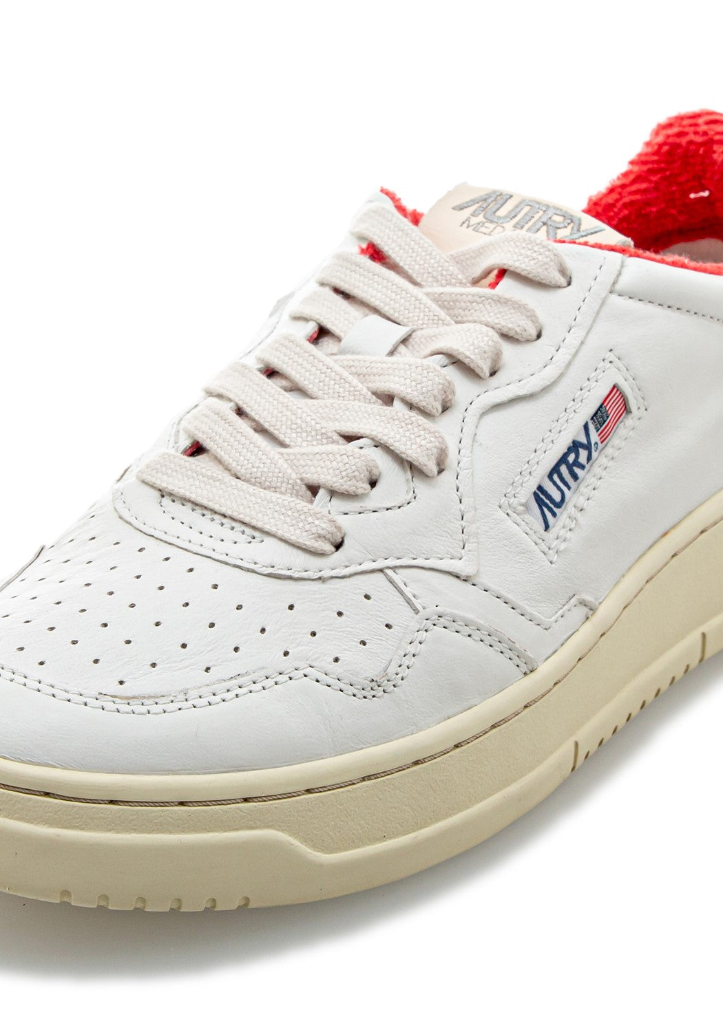 Autry 01 Low Men Goat/Spo wht/red | Bildmaterial bereitgestellt von SHOES.PLEASE.
