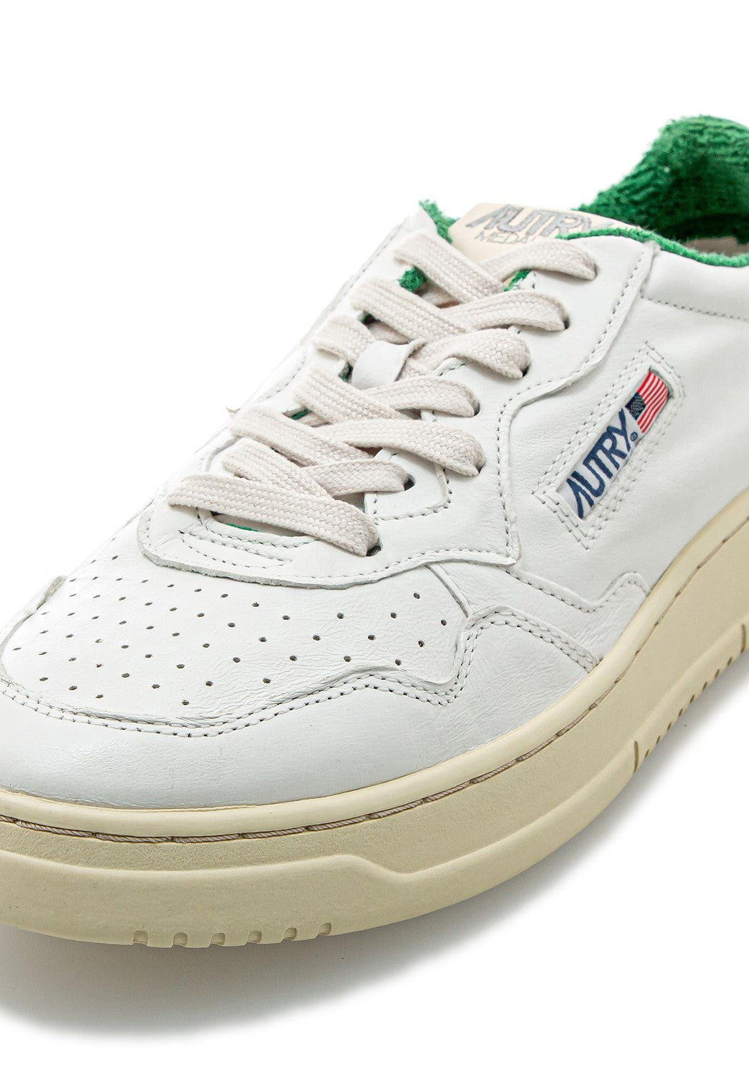 Autry 01 Low Men Goat/Spo wht/grn | Bildmaterial bereitgestellt von SHOES.PLEASE.