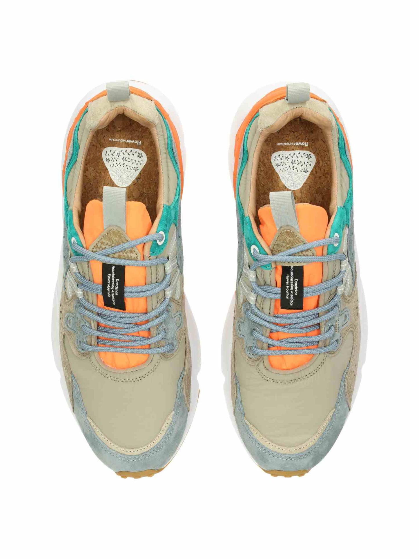 Yamano 3 M Suede/Nylon Taupe-Light Azu | Bildmaterial bereitgestellt von SHOES.PLEASE.