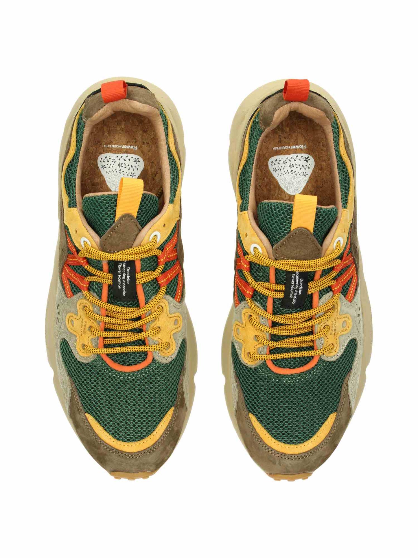 Yamano 3 Uni Suede/Nylon Taupe-Green-Ocr | Bildmaterial bereitgestellt von SHOES.PLEASE.