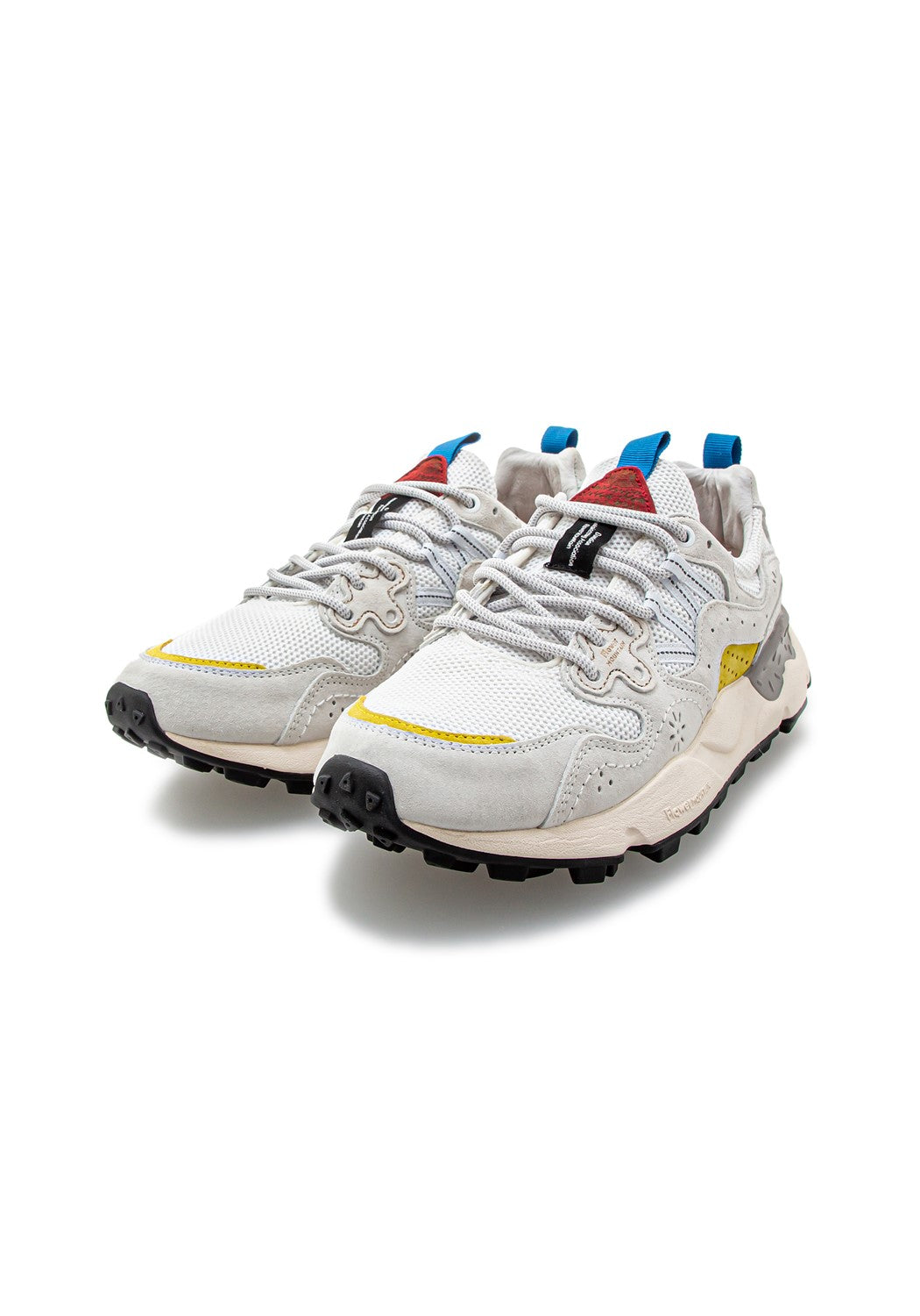 Yamano 3 Man mesh Nylon Suede white | Bildmaterial bereitgestellt von SHOES.PLEASE.