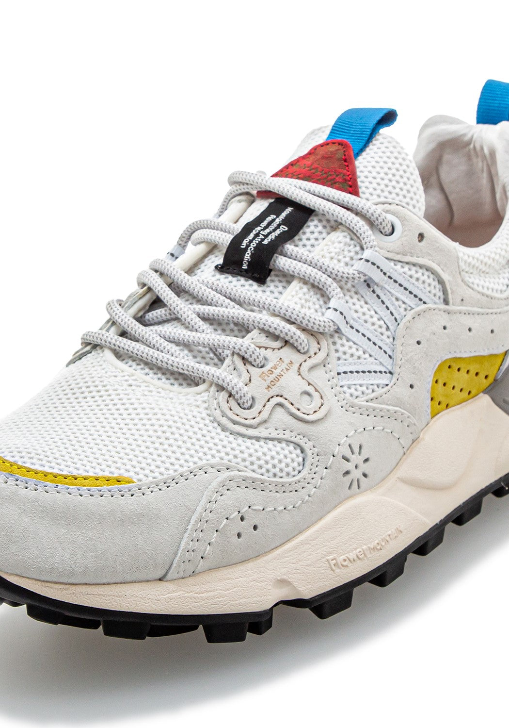 Yamano 3 Man mesh Nylon Suede white | Bildmaterial bereitgestellt von SHOES.PLEASE.