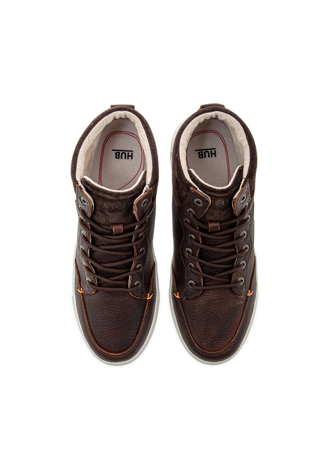 DUNDEE L52 LEATHER/SUEDE drk brw/of wht | Bildmaterial bereitgestellt von SHOES.PLEASE.