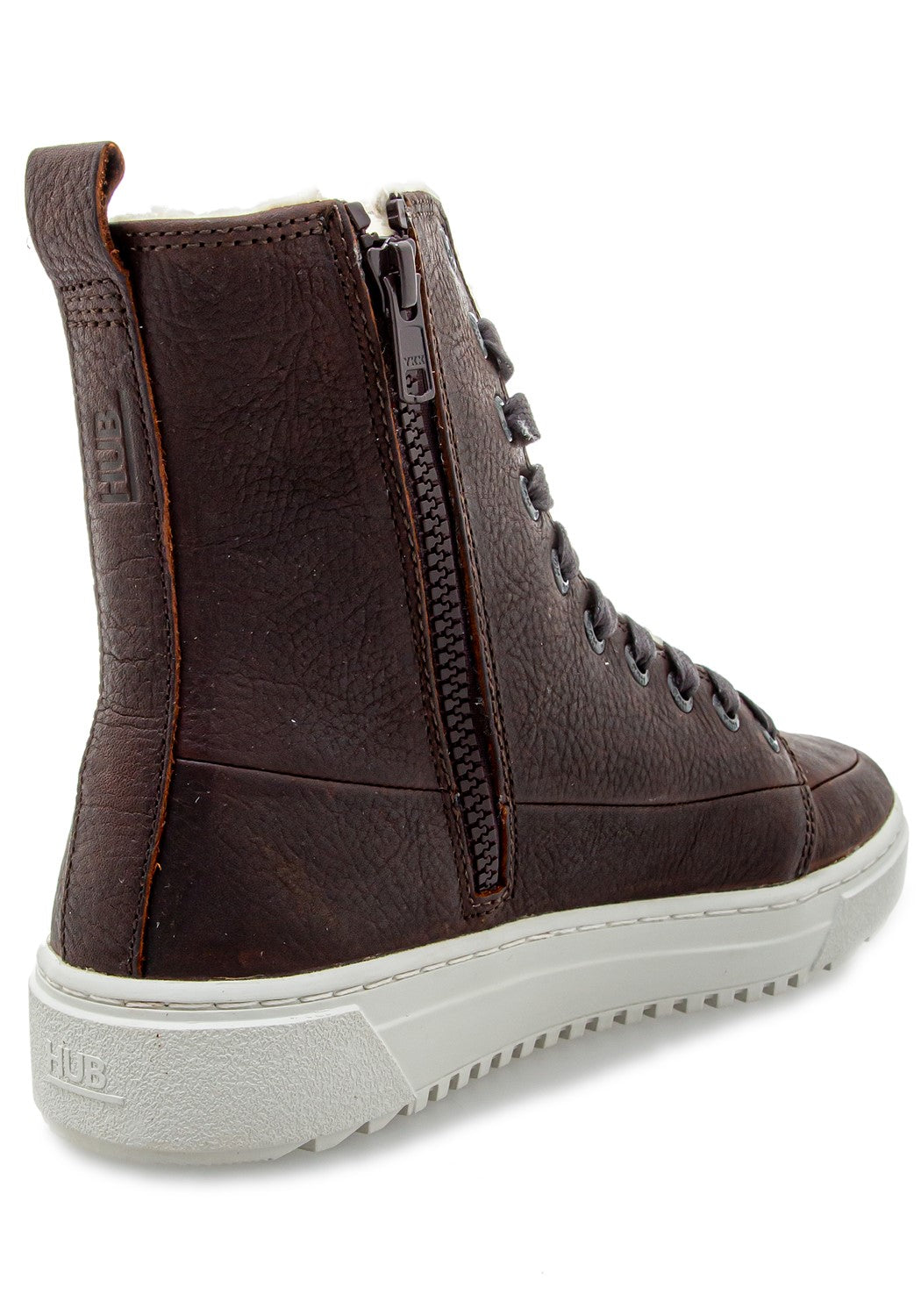 NIGHT L30 WOOL LEATHER dark brwn/off wht | Bildmaterial bereitgestellt von SHOES.PLEASE.