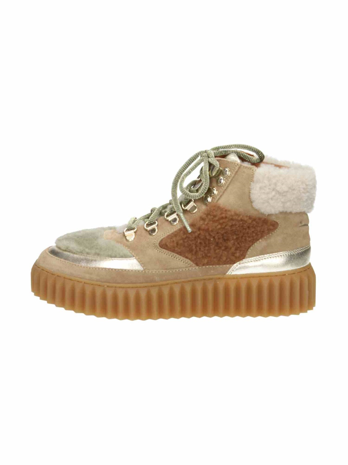 Eva Hike Suede/Met.Goat/Sh l.br-sg-brown | Bildmaterial bereitgestellt von SHOES.PLEASE.
